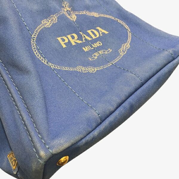 Prada Prada Prada Canapa Canvas Tote Bag Textile Tote Bag BN1872 DUTY FREE for USA Size ONE SIZE - 7 Thumbnail