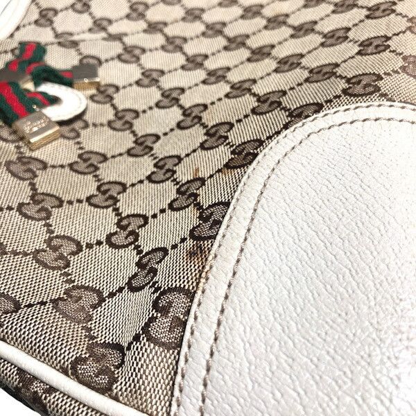 Gucci Gucci Gucci Princy GG Canvas Tote Bag Textile Tote Bag 163805 DUTY FREE for USA Size ONE SIZE - 8 Thumbnail
