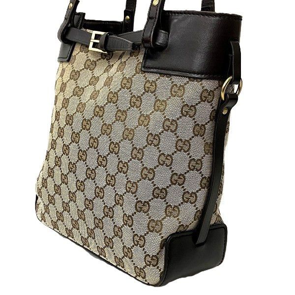 Gucci Gucci Gucci GG Canvas Handbag Textile Tote Bag 107757 DUTY FREE for USA Size ONE SIZE - 7 Thumbnail