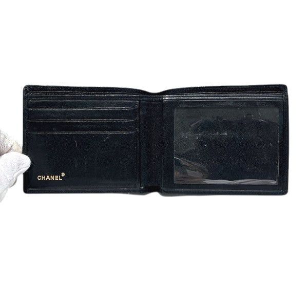 Chanel Chanel Chanel Bicolore Lambskin Wallet Leather Short Wallet DUTY FREE for USA Size ONE SIZE - 3 Thumbnail