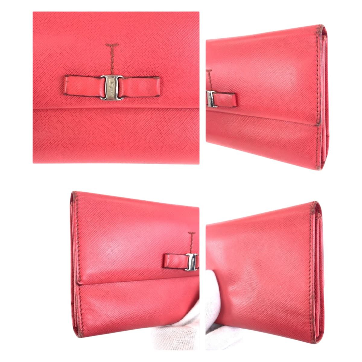 Salvatore Ferragamo Salvatore Ferragamo Salvatore Ferragamo Vara Ribbon Leather Long Wallet Leather Long Wallet 22A953 DUTY FREE for USA Size ONE SIZE - 6 Thumbnail