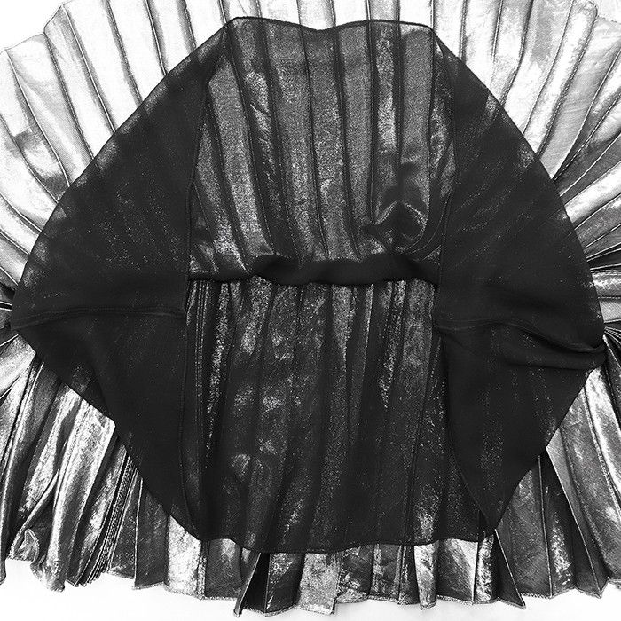 Celine Celine Celine Metallic Fiber Pleated Skirt Textile Skirts DUTY FREE for USA Size ONE SIZE - 9 Thumbnail