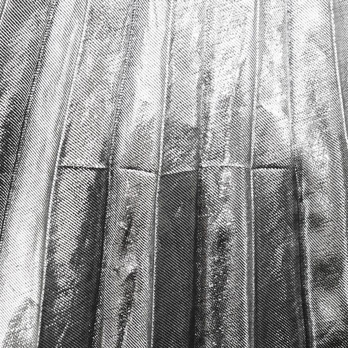 Celine Celine Celine Metallic Fiber Pleated Skirt Textile Skirts DUTY FREE for USA Size ONE SIZE - 14 Thumbnail