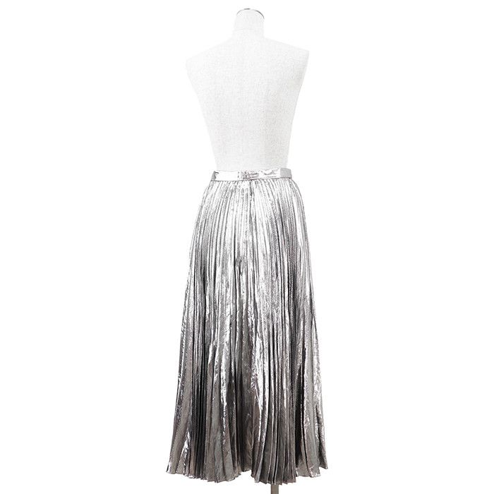 Celine Celine Celine Metallic Fiber Pleated Skirt Textile Skirts DUTY FREE for USA Size ONE SIZE - 11 Thumbnail