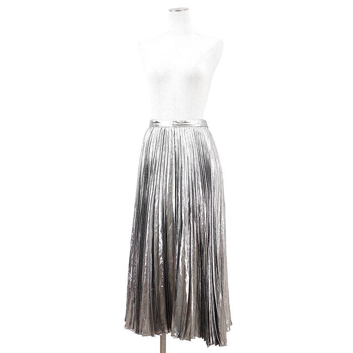 Celine Celine Celine Metallic Fiber Pleated Skirt Textile Skirts DUTY FREE for USA Size ONE SIZE - 2 Thumbnail