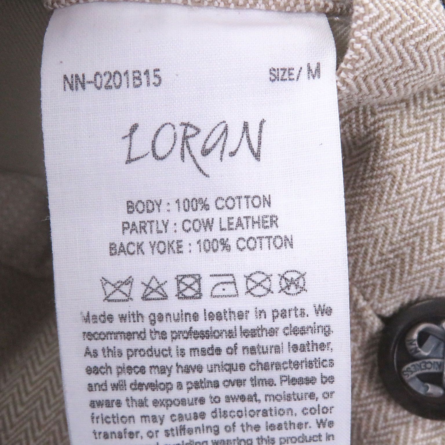 Other Other NICENESS LORAN Herringbone Cotton Cow Leather Hunting Jacket Textile Outerwear DUTY FREE for USA Size ONE SIZE - 7 Thumbnail