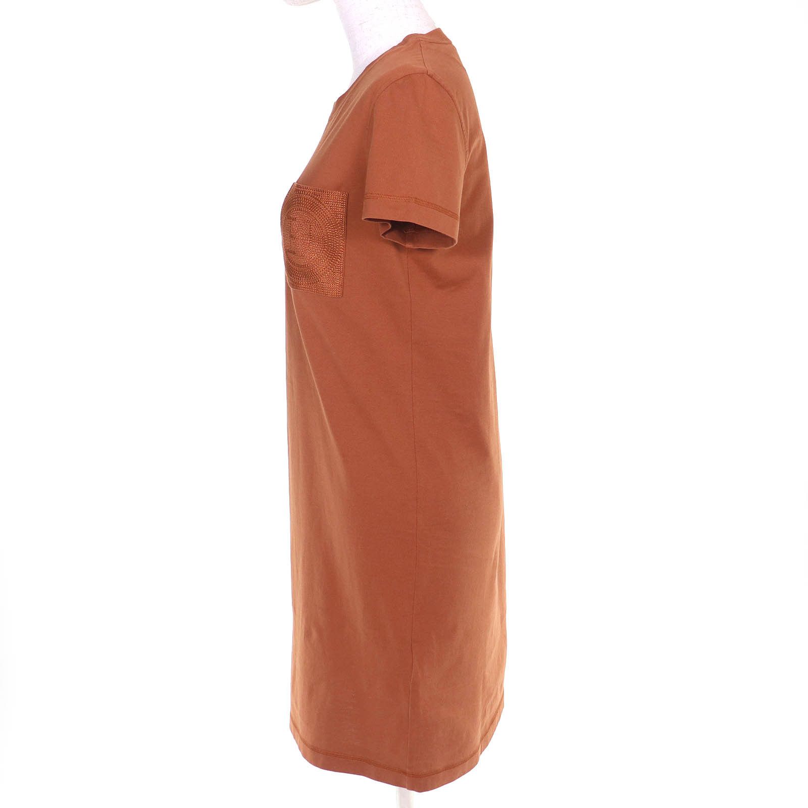 Hermes Hermes Hermès H Embroidered Cotton Dress34 Textile Dresses DUTY FREE for USA Size ONE SIZE - 2 Thumbnail