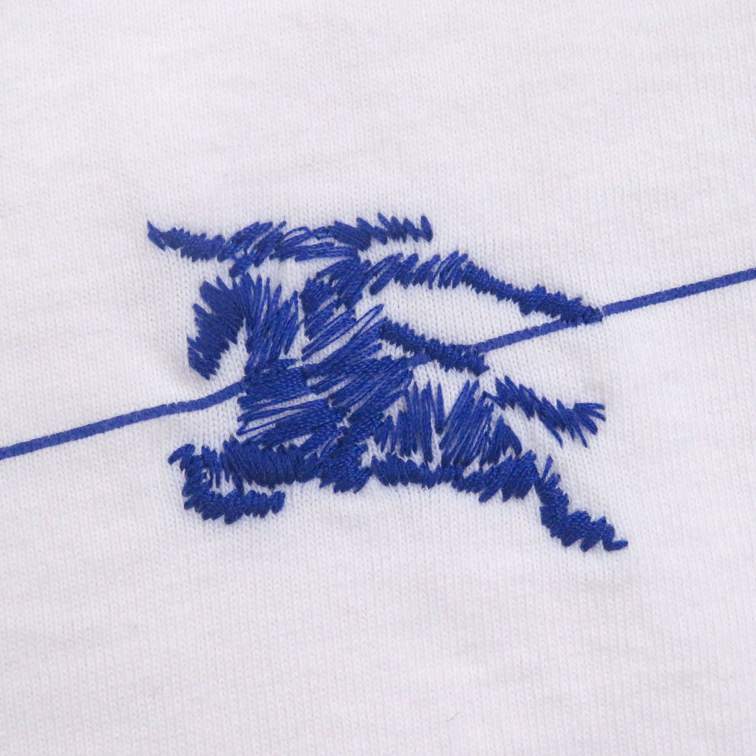 Burberry Burberry Burberry Logo embroidery Cotton T-shirt Textile T-Shirts DUTY FREE for USA Size ONE SIZE - 4 Thumbnail