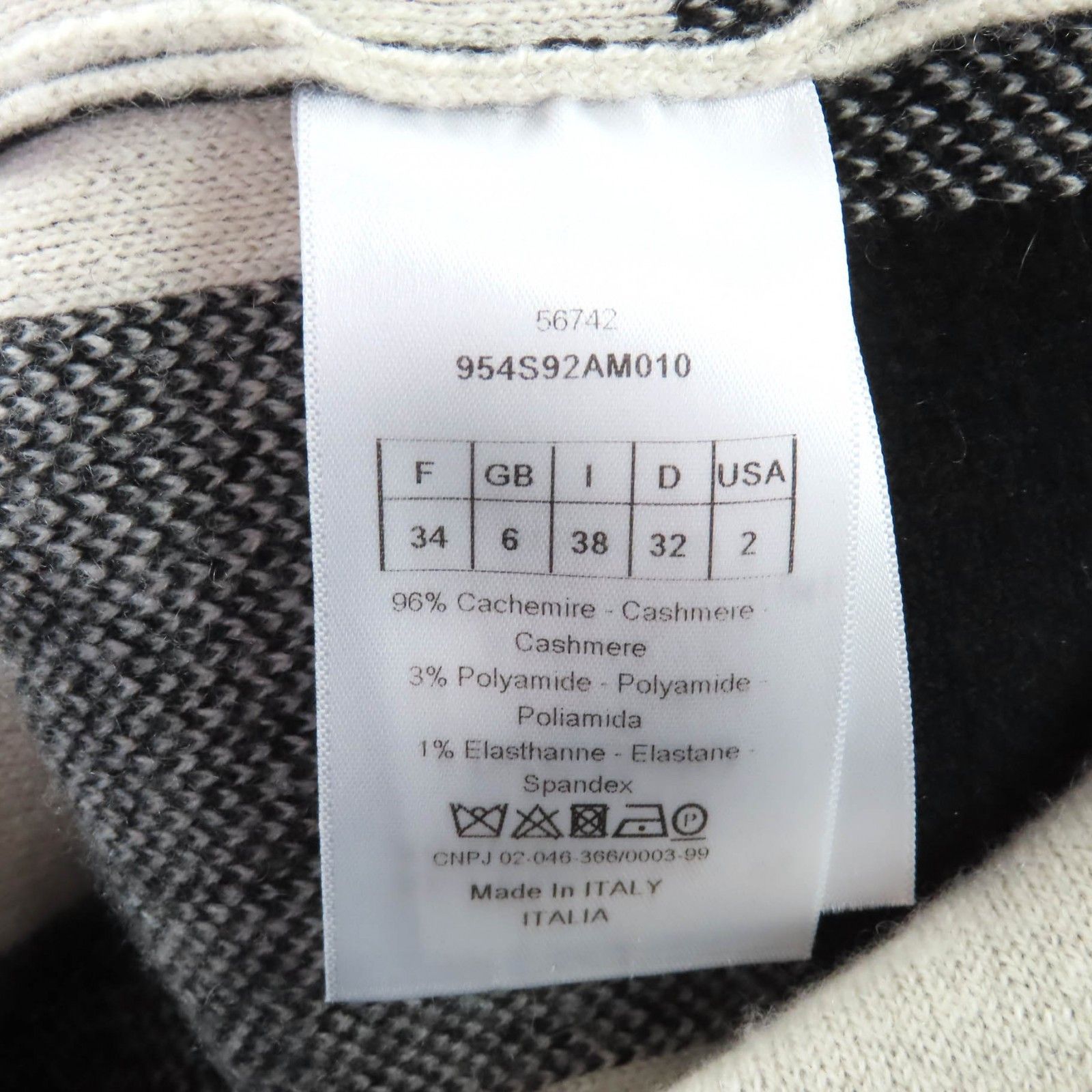 Dior Dior Christian Dior Cashmere Hoodie Textile Sweatshirts & Hoodies 954S92AM010 DUTY FREE for USA Size ONE SIZE - 7 Thumbnail