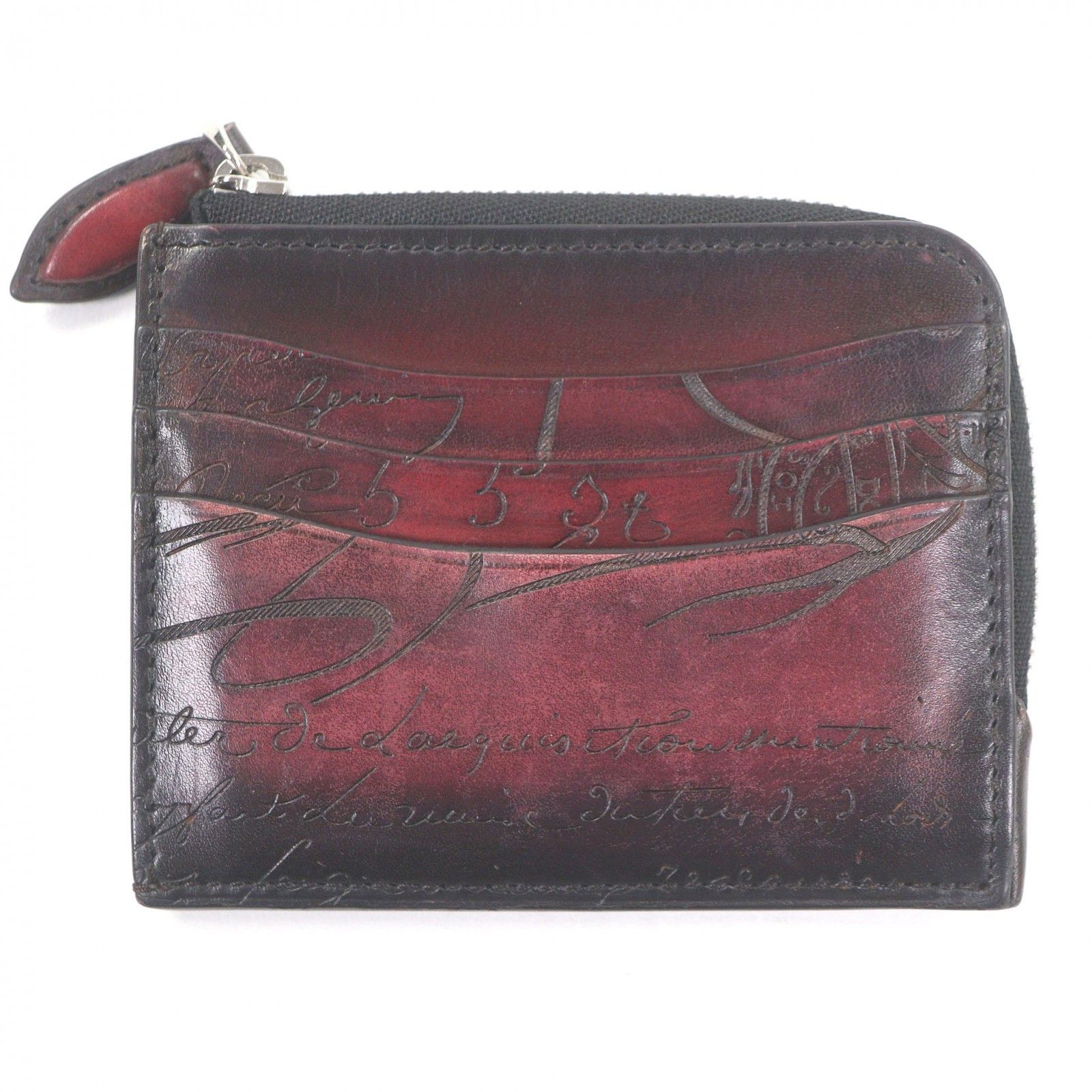 Berluti Berluti Berluti Core Logic Calligraphy Scritto Venezia Calf Leather Card Case Leather Card Case DUTY FREE for USA Size ONE SIZE - 2 Thumbnail