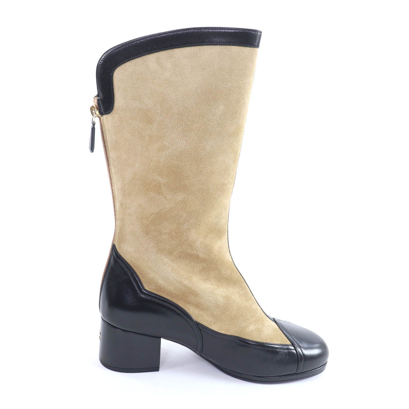 Chanel Chanel CHANEL Knee-high boots Suede Boots Leather Shoes G46591 DUTY FREE for USA Size ONE SIZE - 6 Thumbnail