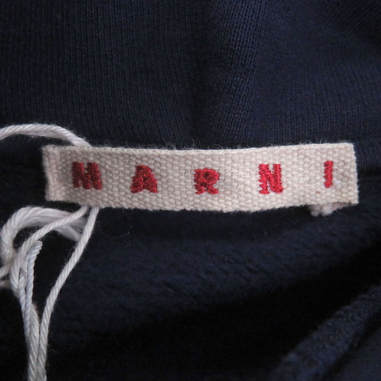 Marni Marni Marni Logo Embroidered Cotton Faux Fur Hooded Jacket Textile Sweatshirts & Hoodies DUTY FREE for USA Size ONE SIZE - 5 Thumbnail