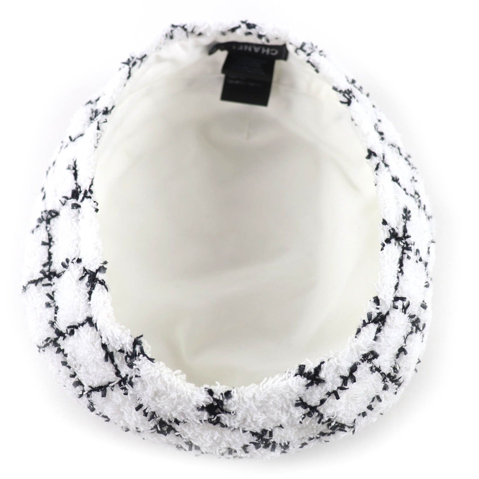 Chanel Chanel CHANEL COCO Mark Tweed Cotton Beret Textile Hats DUTY FREE for USA Size ONE SIZE - 6 Thumbnail