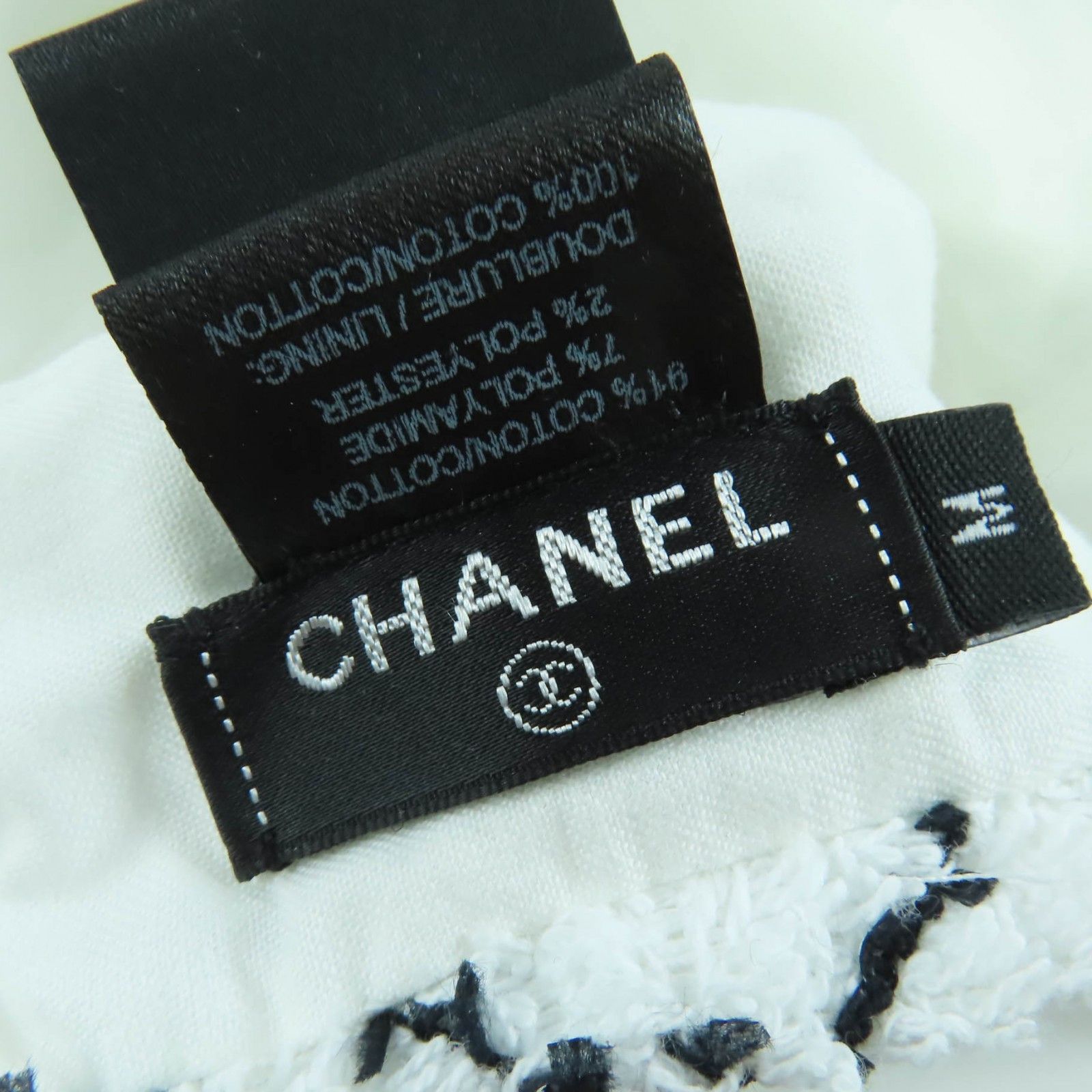 Chanel Chanel CHANEL COCO Mark Tweed Cotton Beret Textile Hats DUTY FREE for USA Size ONE SIZE - 8 Thumbnail