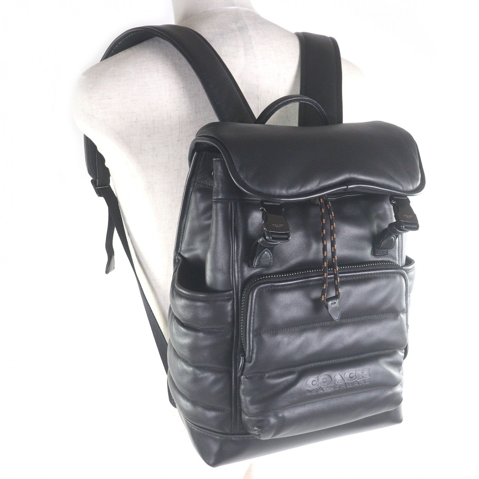 Coach Coach COACH League Flap Backpack Leather Backpack Leather Backpack DUTY FREE for USA Size ONE SIZE - 2 Thumbnail