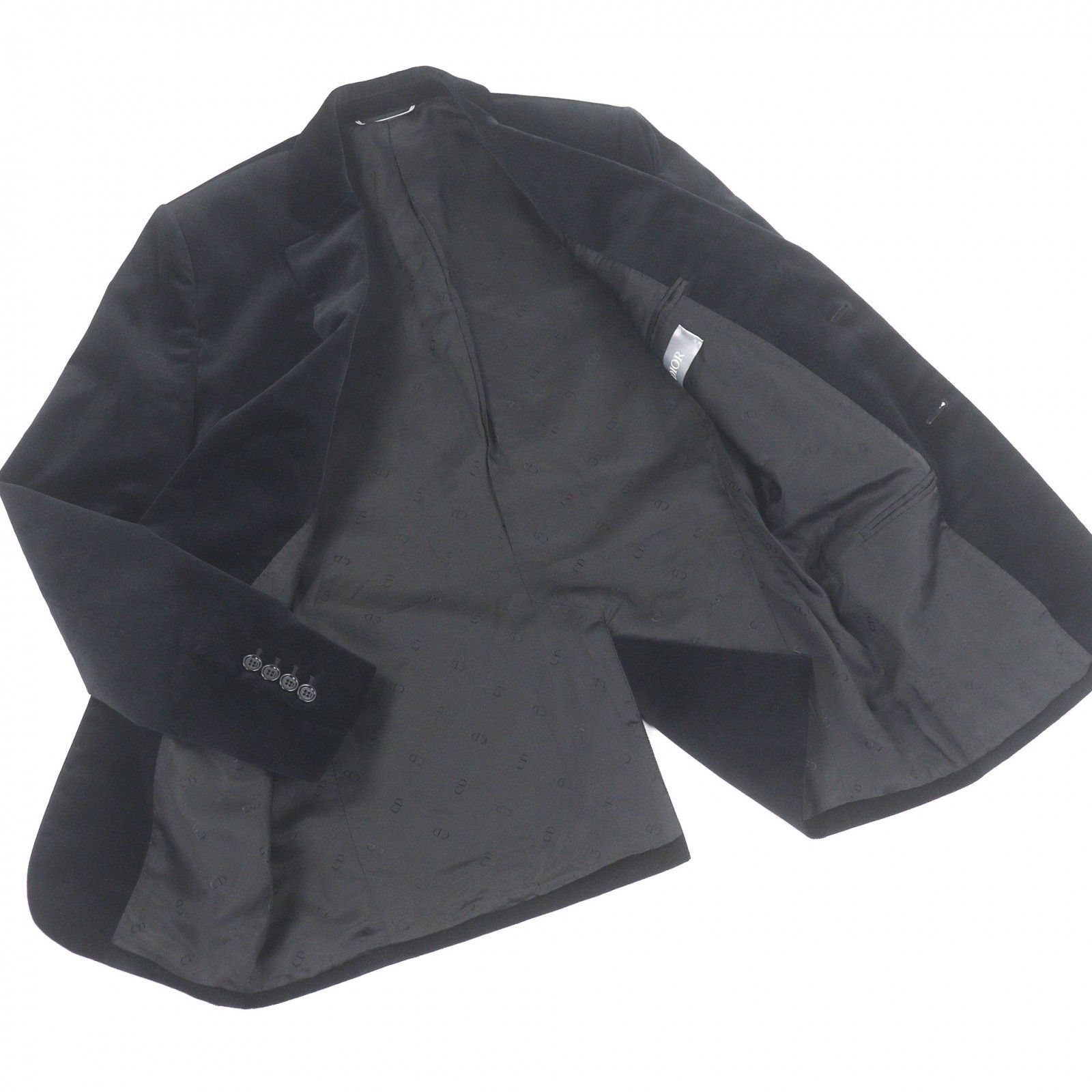 Dior Dior Dior Single Velour Cotton Jacket Textile Outerwear 923C216A4542 DUTY FREE for USA Size ONE SIZE - 3 Thumbnail