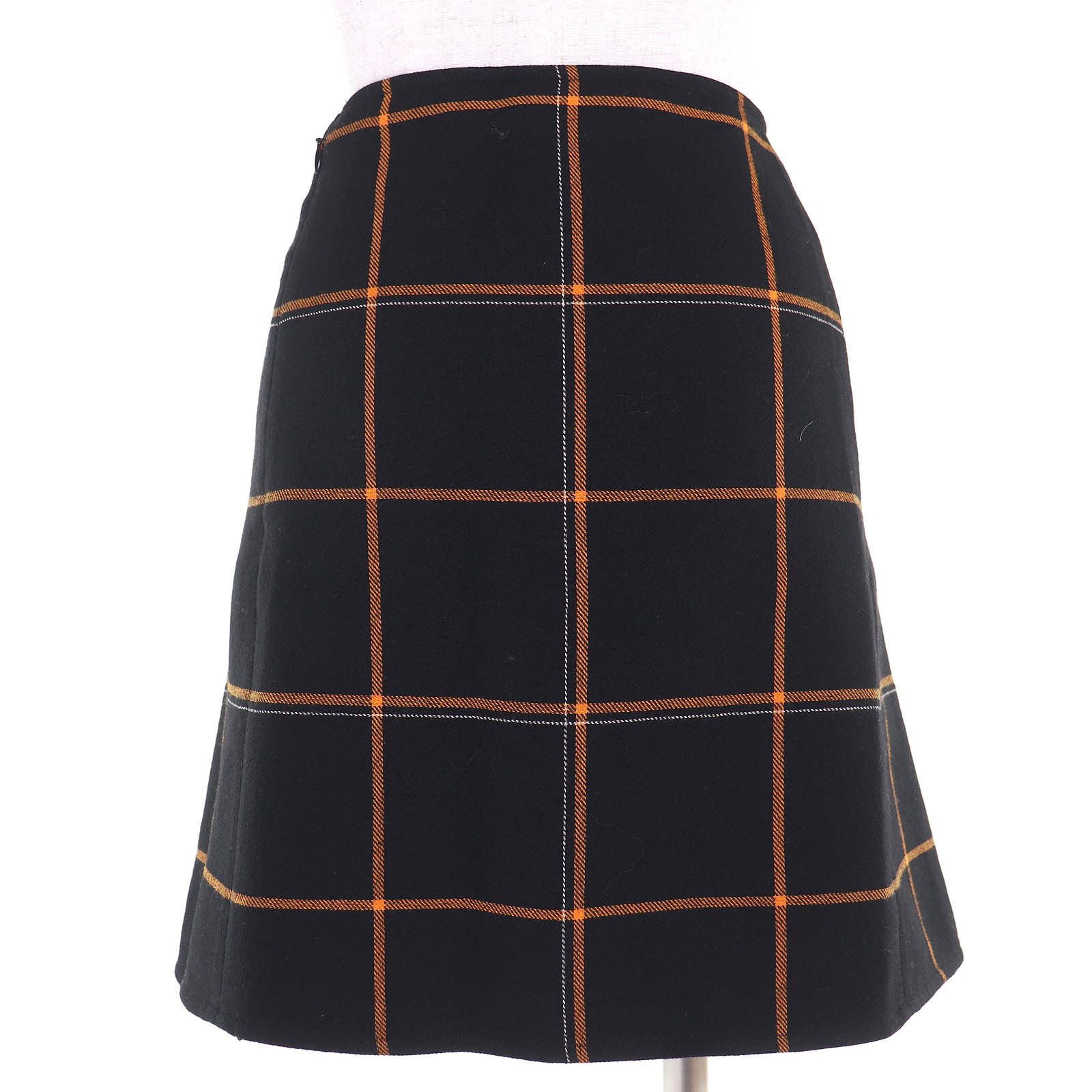 Hermes Hermes Hermès Wool Skirt 40 Textile Skirts DUTY FREE for USA Size ONE SIZE - 3 Thumbnail