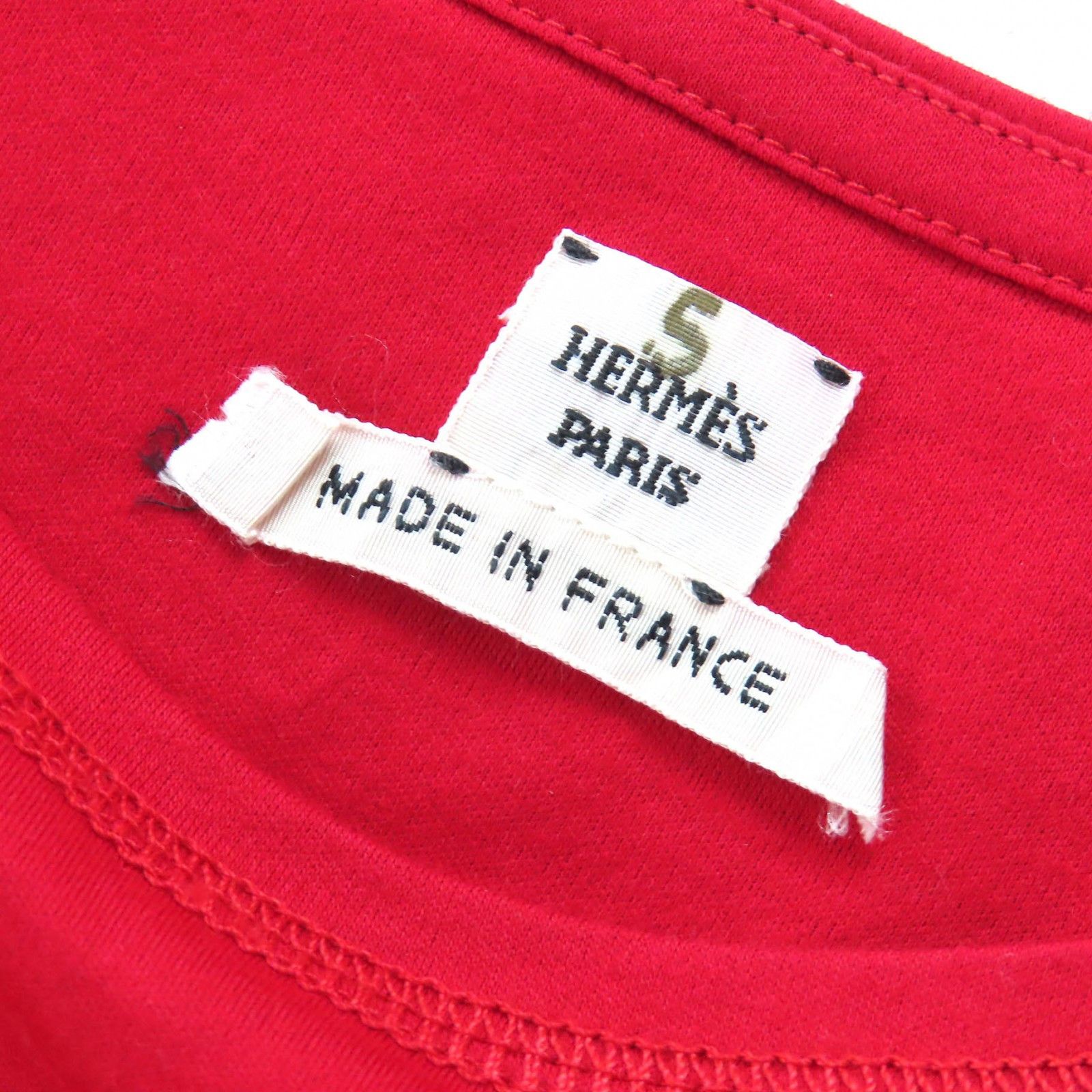 Hermes Hermes Hermès Pocket Embroidery Cotton Dress 34 Textile Tops DUTY FREE for USA Size ONE SIZE - 6 Thumbnail