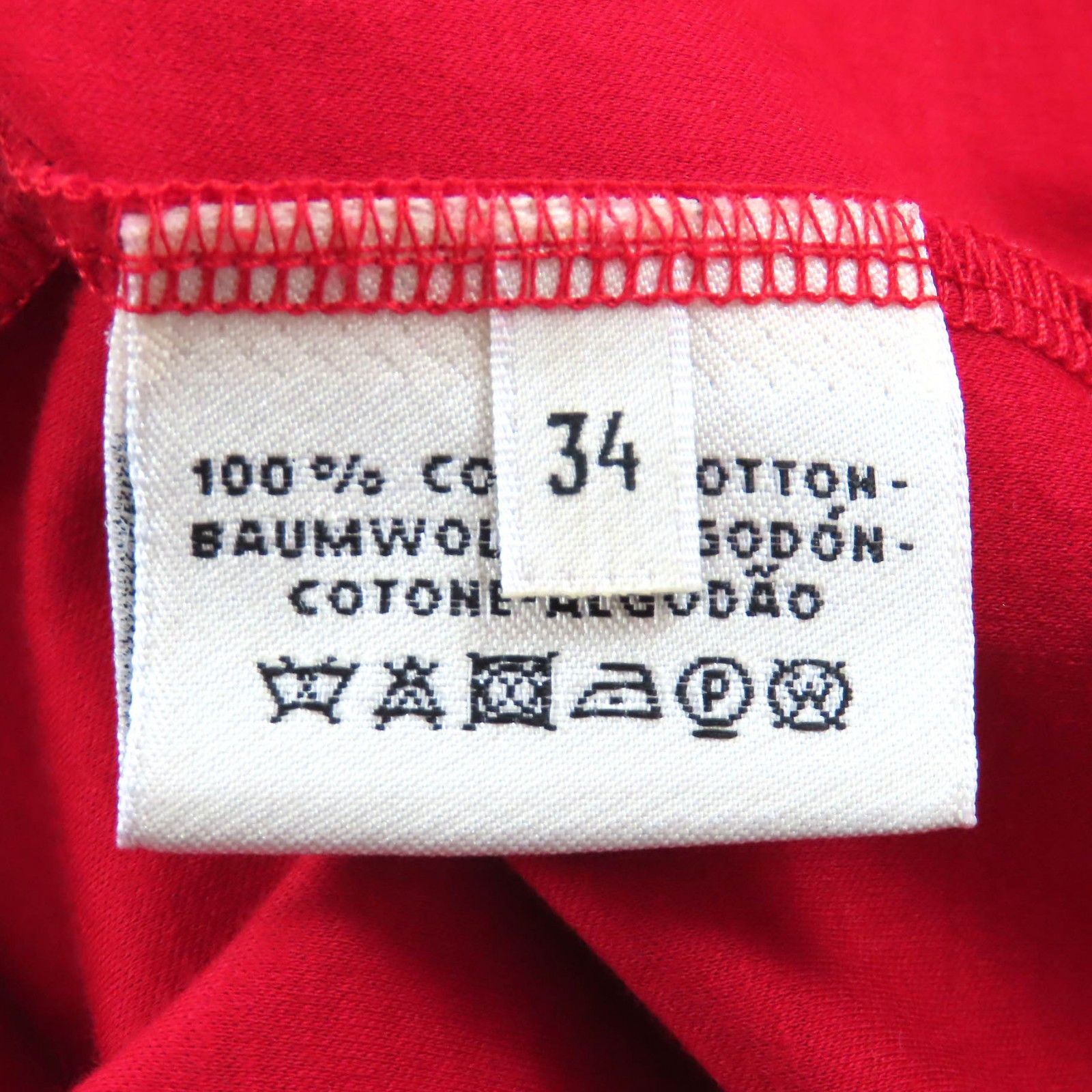 Hermes Hermes Hermès Pocket Embroidery Cotton Dress 34 Textile Tops DUTY FREE for USA Size ONE SIZE - 7 Thumbnail