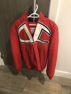 Supreme champion outlet puffy jacket red