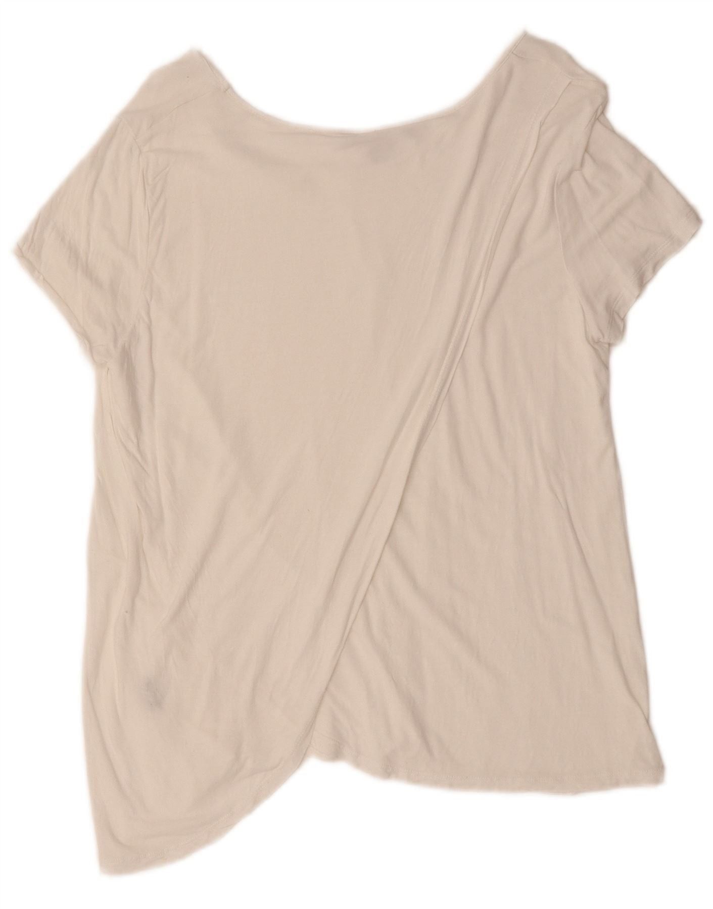 Ralph Lauren Womens T-Shirt Top UK 18 XL White Cotton Size M / US 6-8 / IT 42-44 - 4 Thumbnail