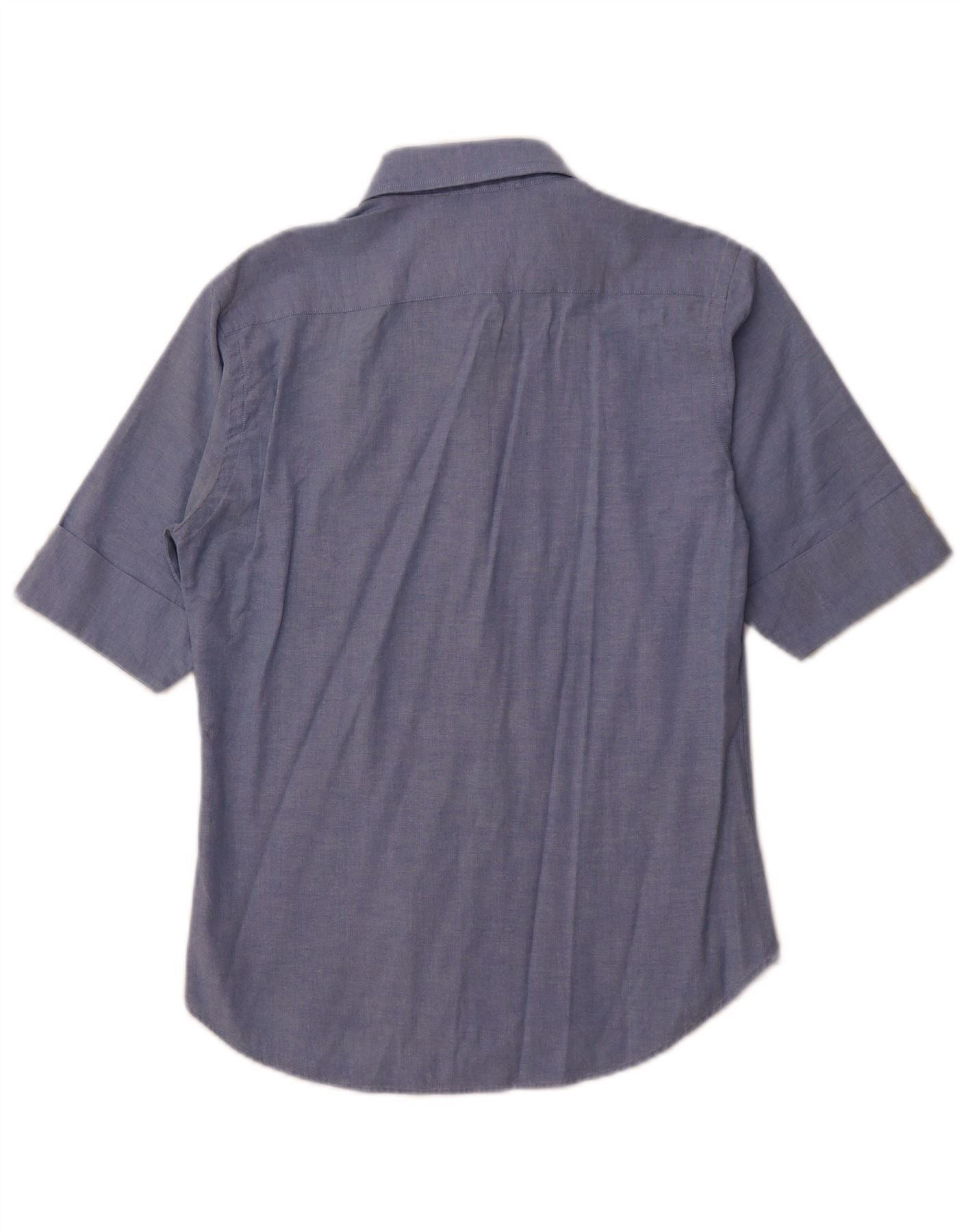 Ralph Lauren Girls Short Sleeve Shirt 12-13 Years Large Blue Cotton Size XS / US 0-2 / IT 36-38 - 2 Thumbnail