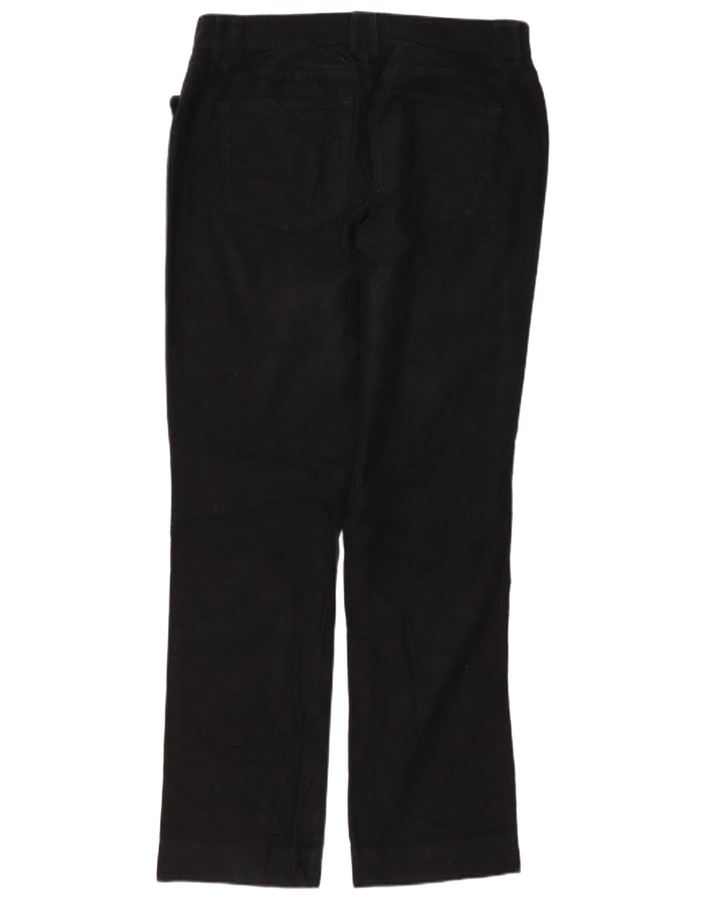 Ralph Lauren Womens Straight Casual Trousers US 4 Small W30 L29 Black Size 25" / US 0 / IT 36 - 2 Thumbnail