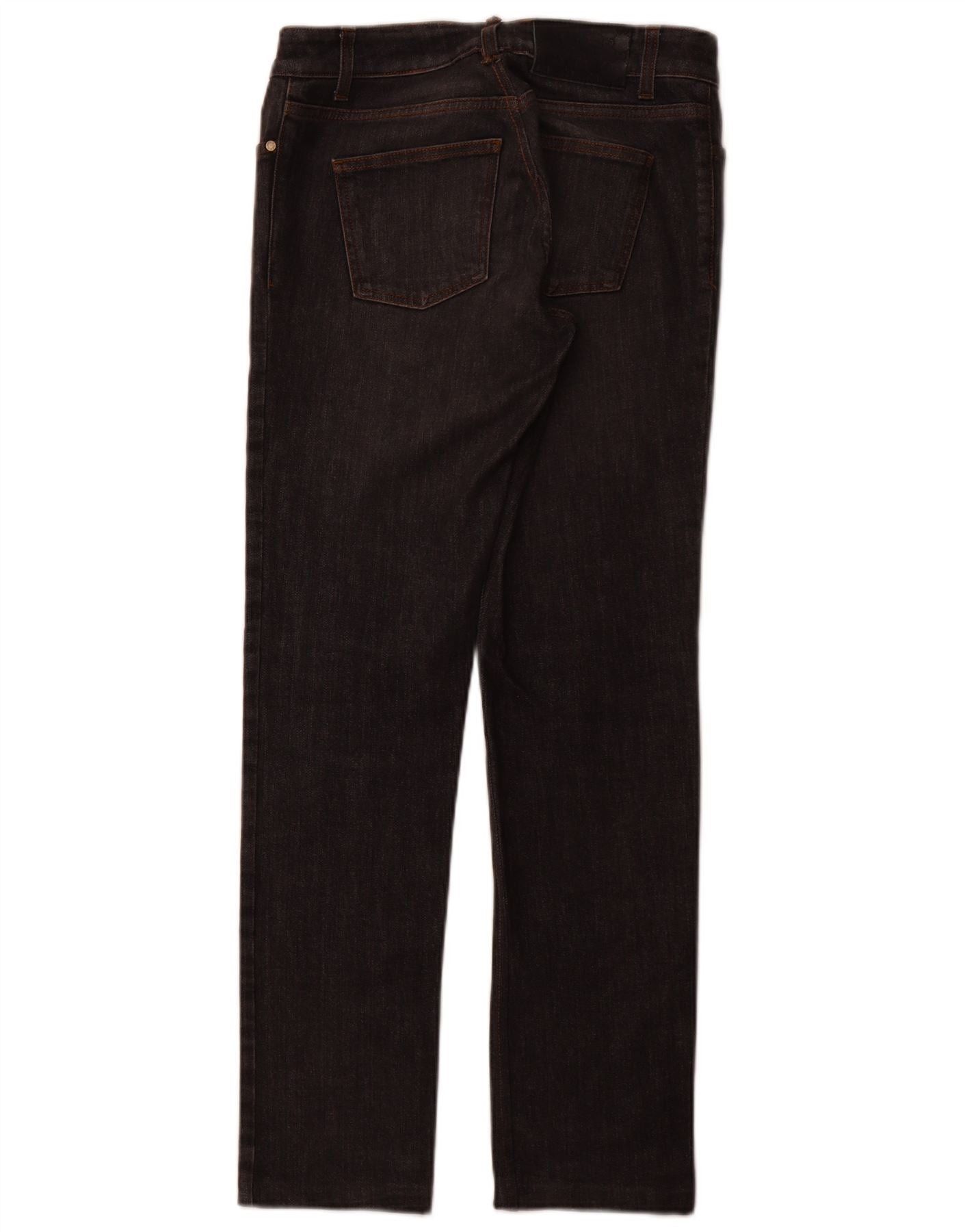 Gucci Womens Straight Jeans IT 44 Medium W30 L30 Grey Cotton Size 32" / US 10 / IT 46 - 2 Thumbnail