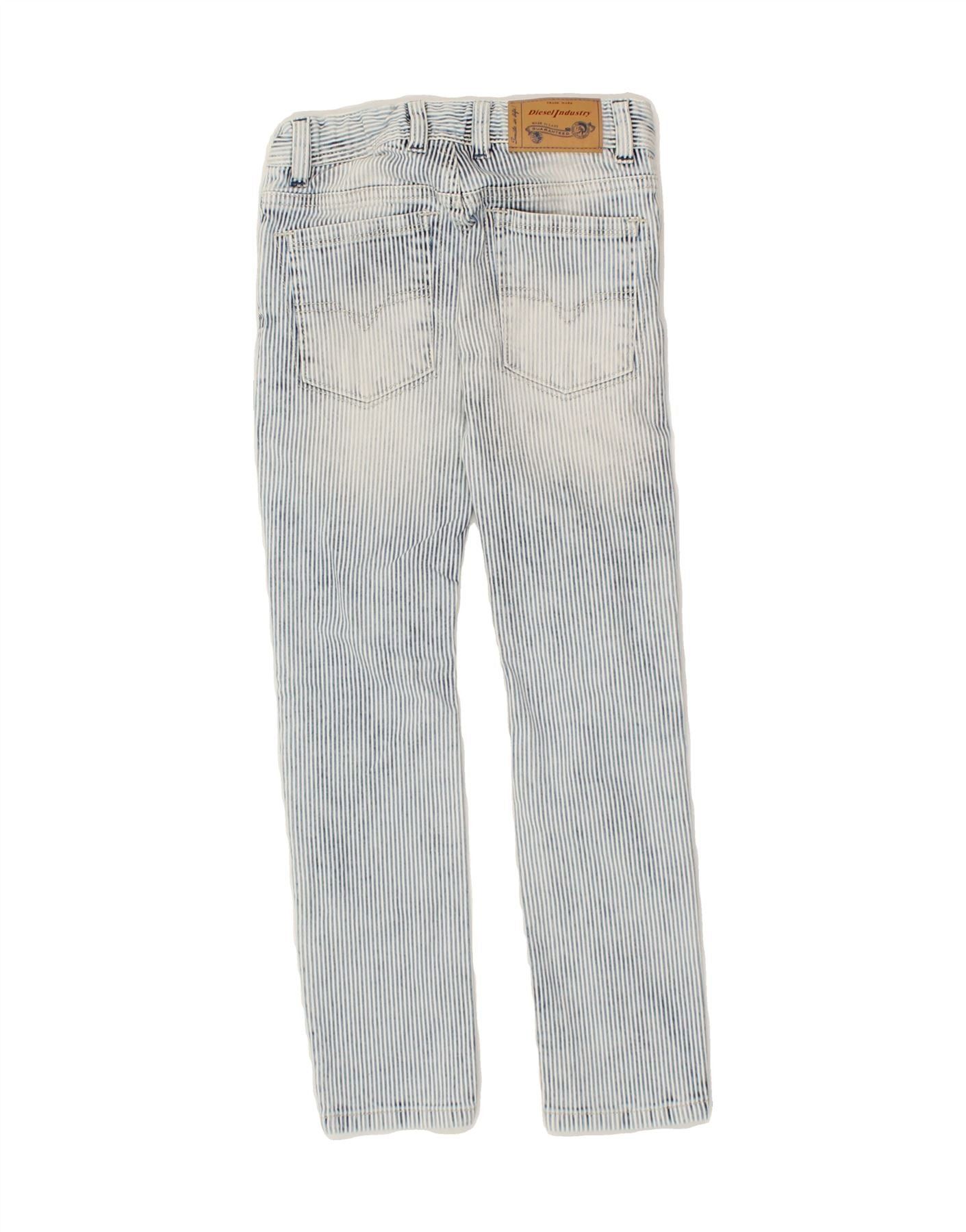 Diesel Girls Sleenker-K Slim Casual Trousers 6-7 Years W22 L21 Blue Size 26" / US 2 / IT 38 - 2 Thumbnail