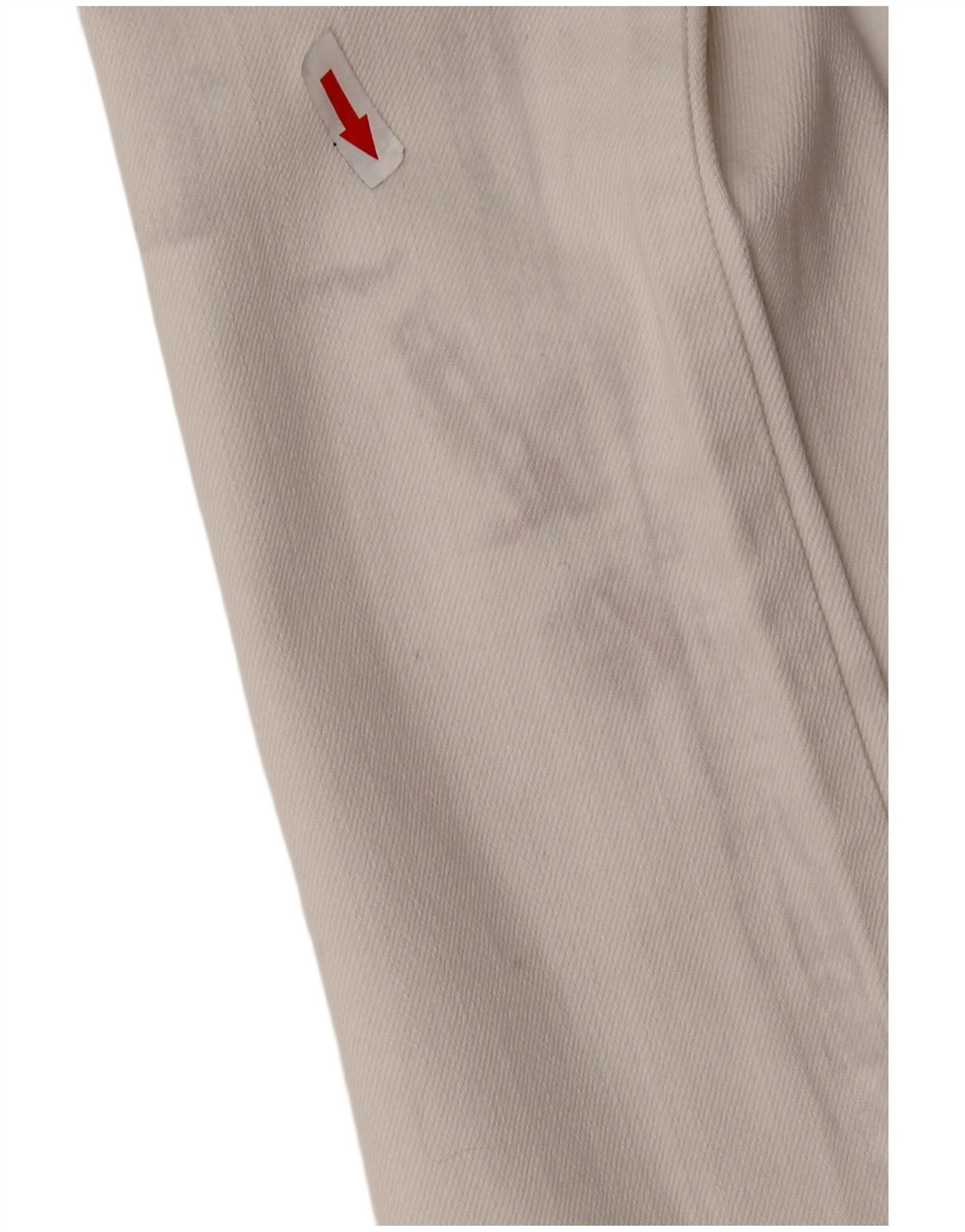 Diesel Womens Liv Slim Straight Jeans W27 L24 White Cotton Size 42" / US 20 - 5 Thumbnail