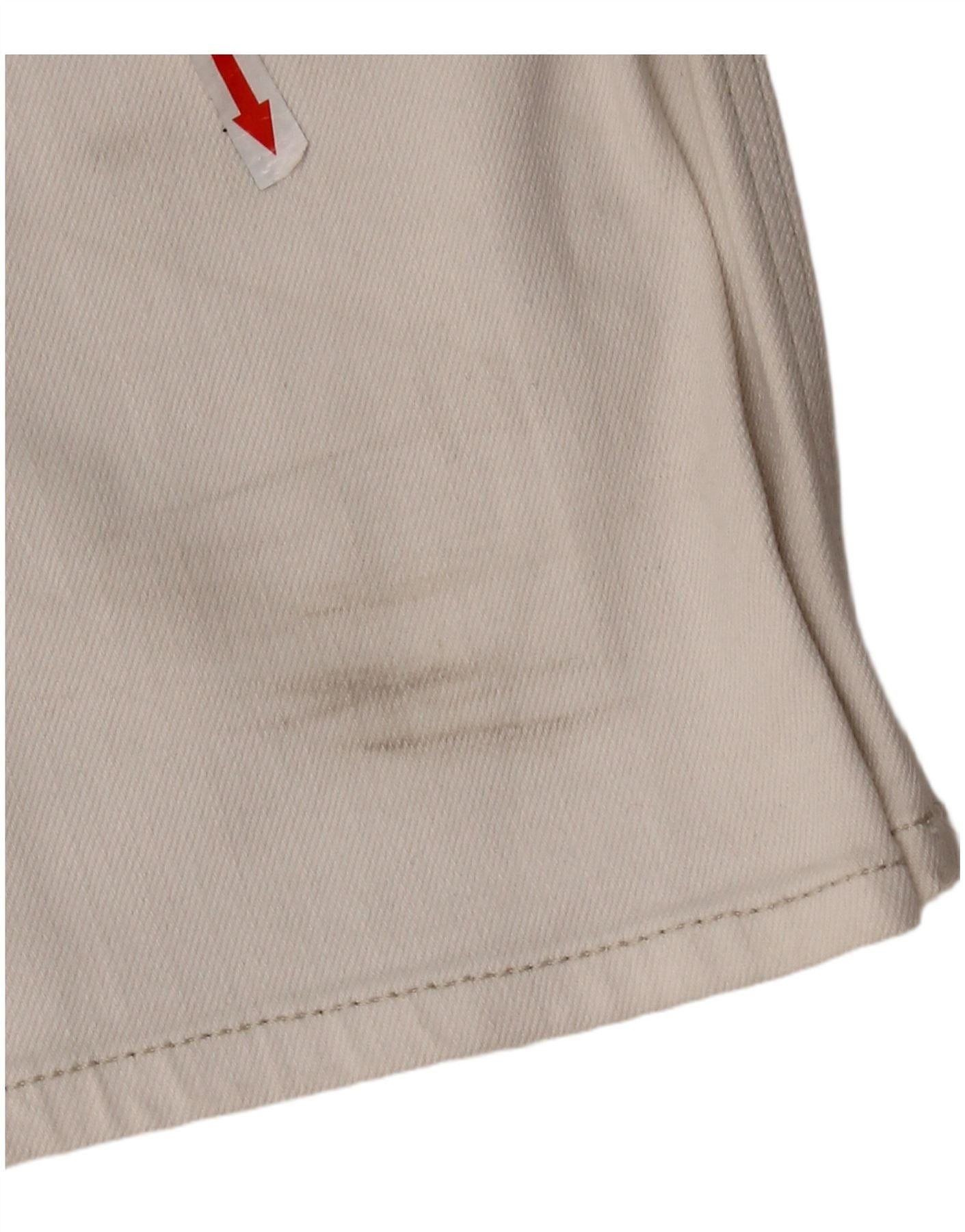Diesel Womens Liv Slim Straight Jeans W27 L24 White Cotton Size 42" / US 20 - 3 Thumbnail