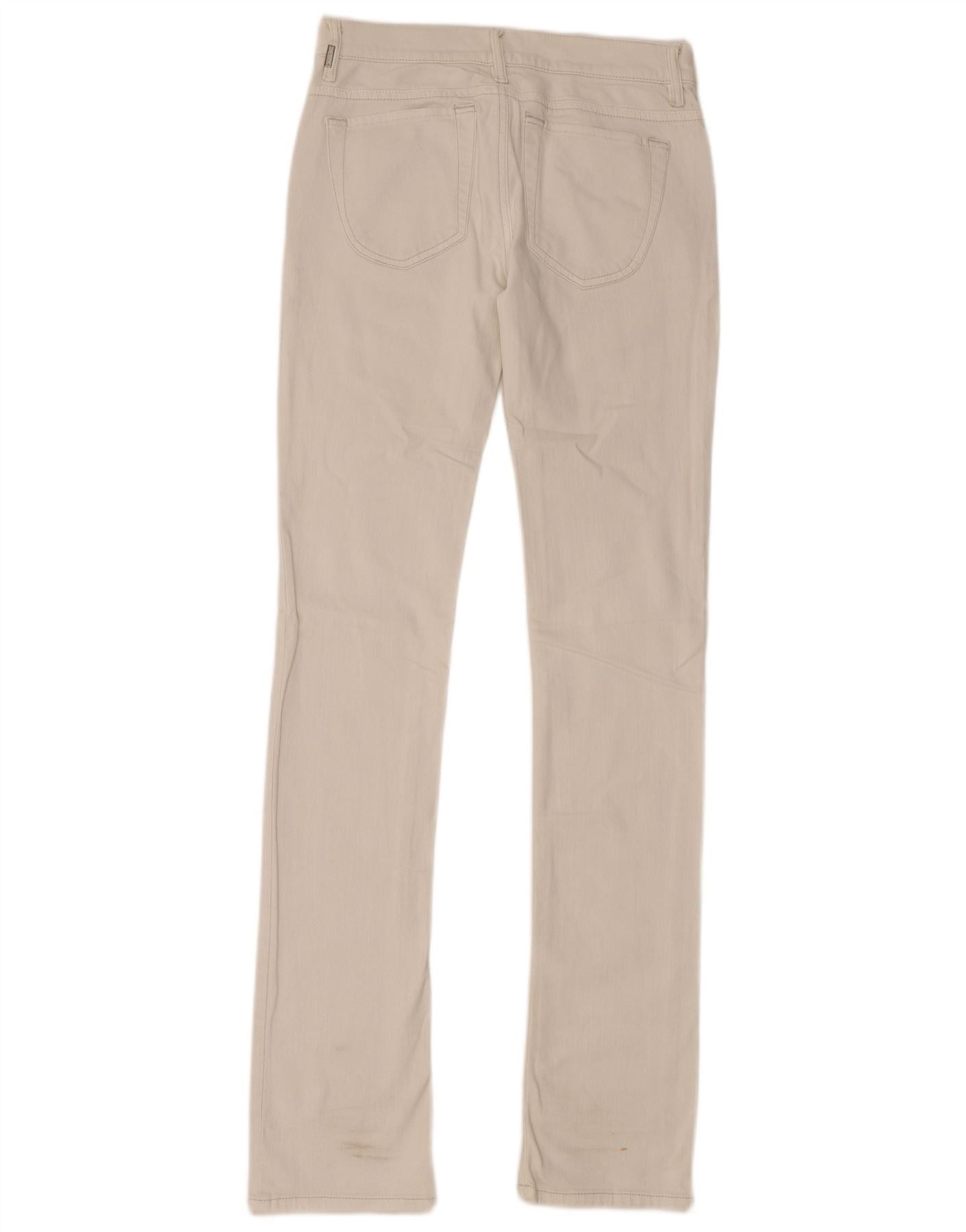 Diesel Womens Liv Slim Straight Jeans W27 L24 White Cotton Size 42" / US 20 - 2 Thumbnail