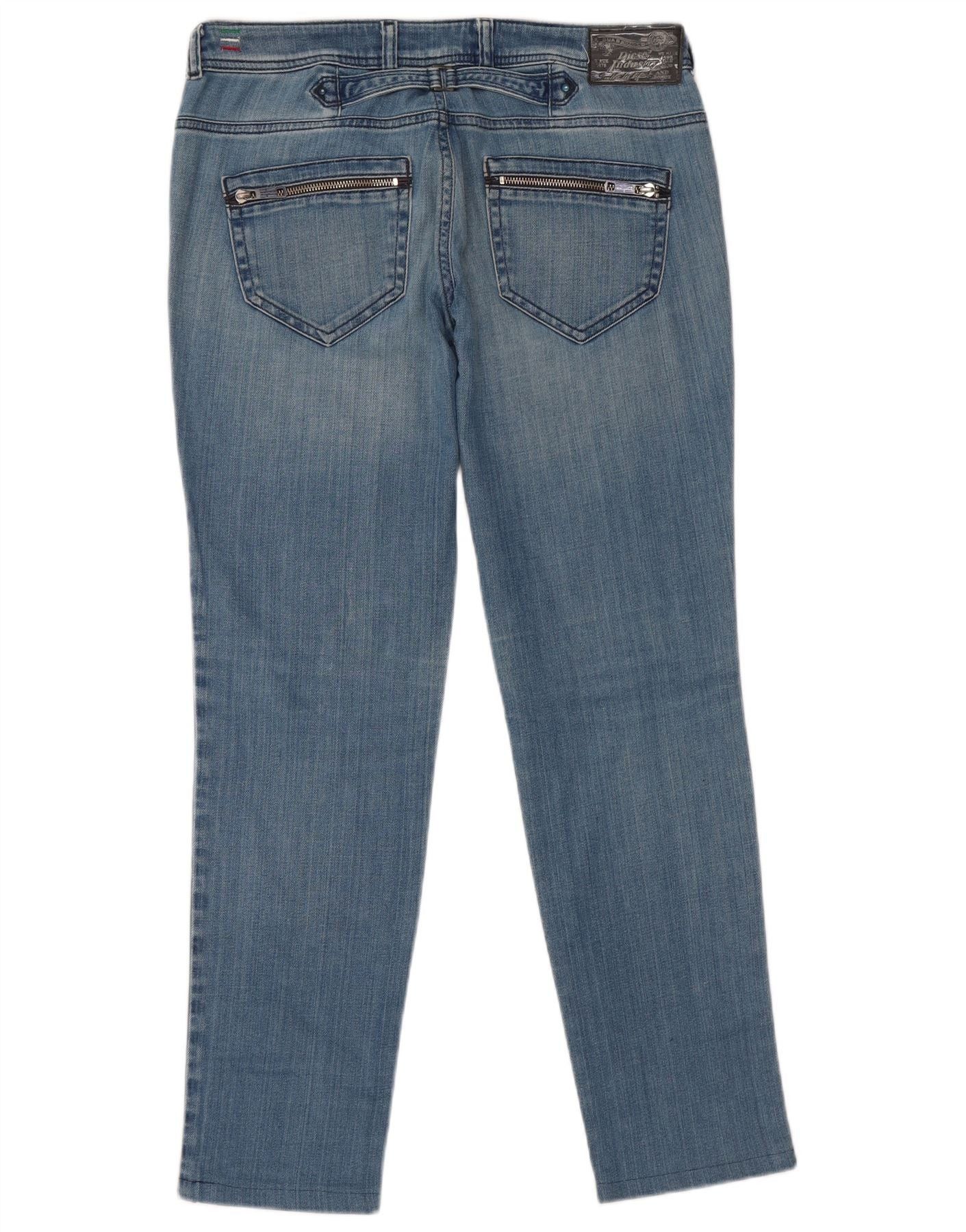 Diesel Womens Clushy Slim Jeans W30 L29 Blue Cotton Size 42" / US 20 - 2 Thumbnail