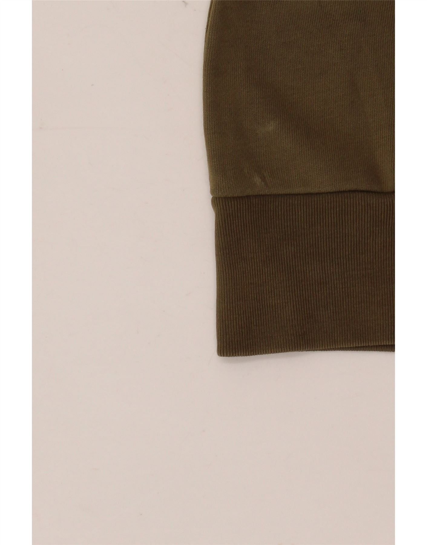 Diesel Womens Graphic Sweatshirt Jumper UK 12 Medium Khaki Cotton Size S / US 4 / IT 40 - 3 Thumbnail