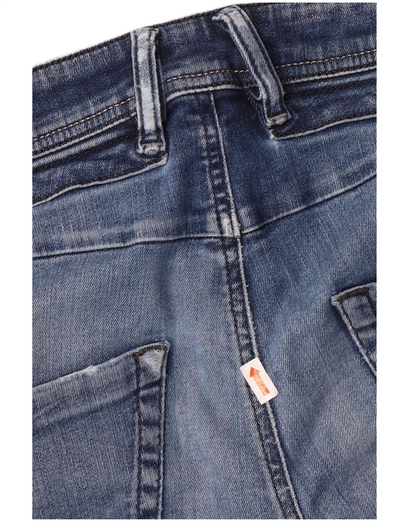 Diesel Womens Belther Regular Slim Fit Tapered Jeans W32 L30 Blue C Size 24" / US 00 / IT 34 - 4 Thumbnail