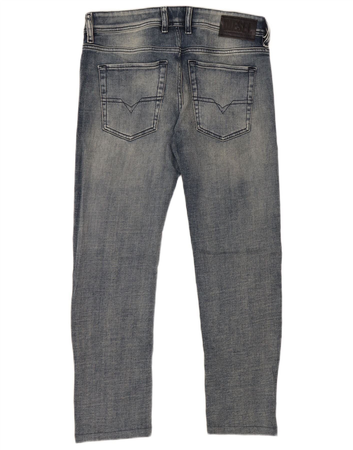 Diesel Womens Sleenker Skinny Jeans W29 L25 Blue Cotton Size 42" / US 20 - 2 Thumbnail