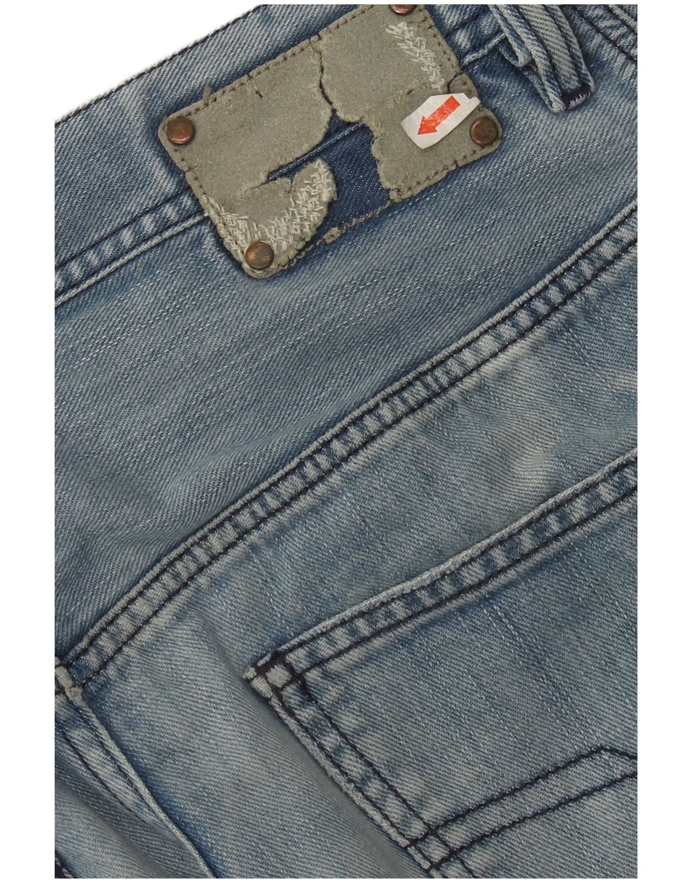 Diesel Mens Staffy Slim Jeans W30 L31 Blue Cotton Size US 30 / EU 46 - 3 Thumbnail