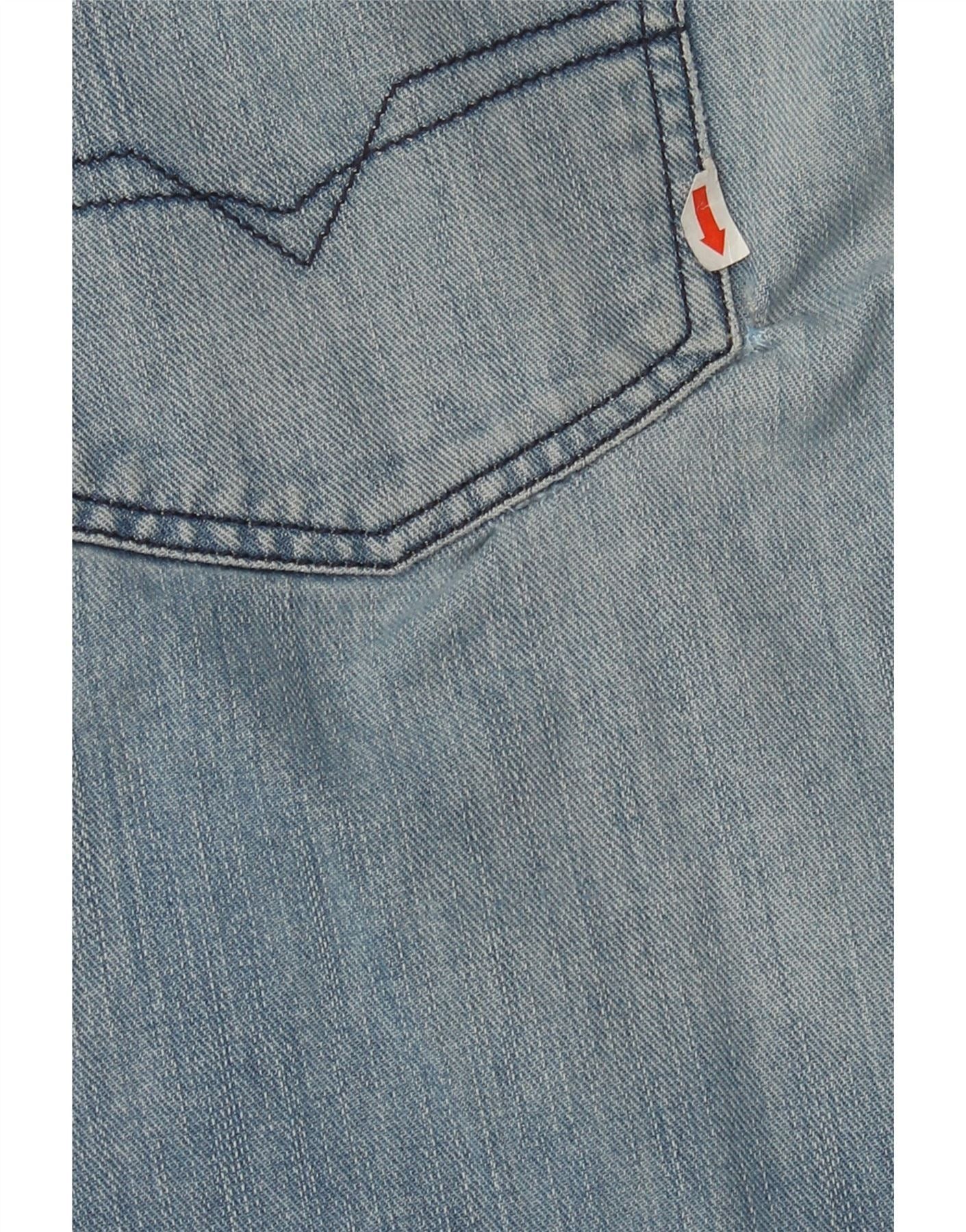 Diesel Mens Staffy Slim Jeans W30 L31 Blue Cotton Size US 30 / EU 46 - 4 Thumbnail