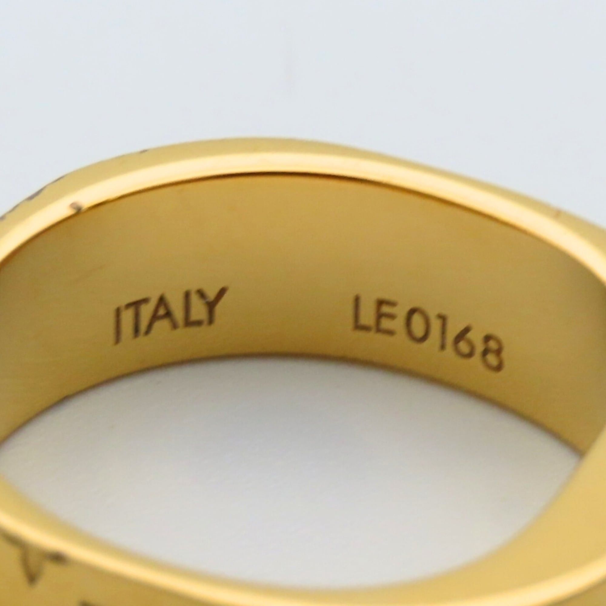 Louis Vuitton Louis Vuitton Ring, Berg Nanogram M00210 S, Metal Gold and Silver Plated, Monogram, Women's, LOUIS VUITTON Size ONE SIZE - 9 Thumbnail
