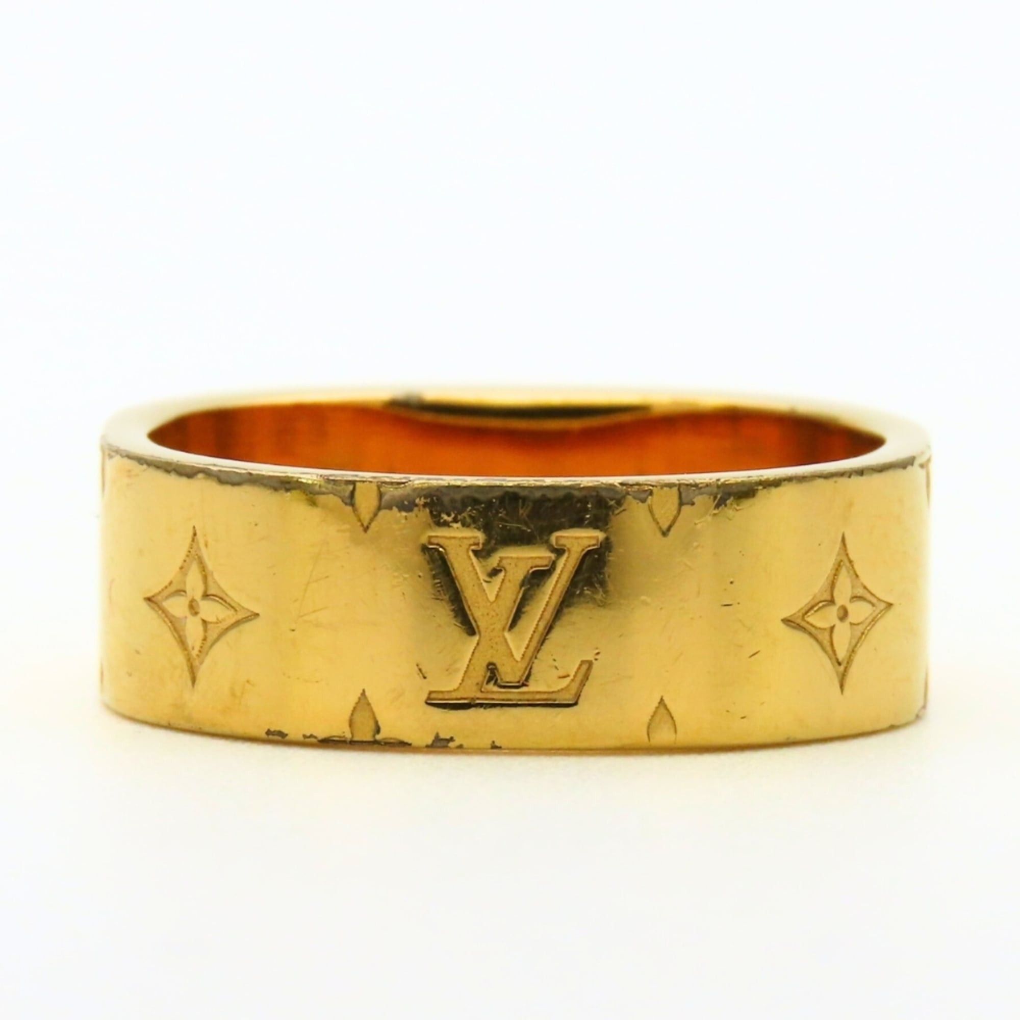 Louis Vuitton Louis Vuitton Ring, Berg Nanogram M00210 S, Metal Gold and Silver Plated, Monogram, Women's, LOUIS VUITTON Size ONE SIZE - 5 Thumbnail