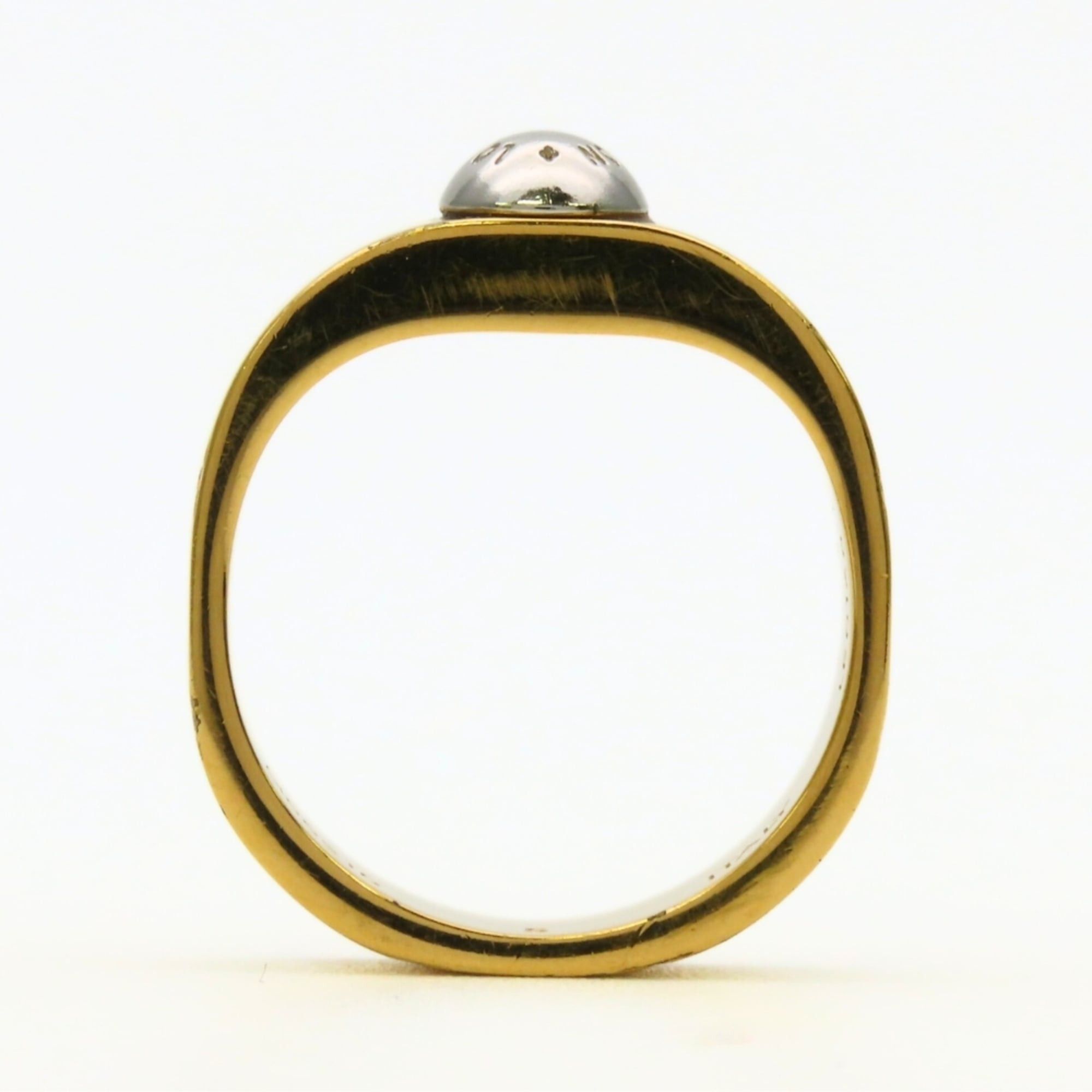 Louis Vuitton Louis Vuitton Ring, Berg Nanogram M00210 S, Metal Gold and Silver Plated, Monogram, Women's, LOUIS VUITTON Size ONE SIZE - 7 Thumbnail