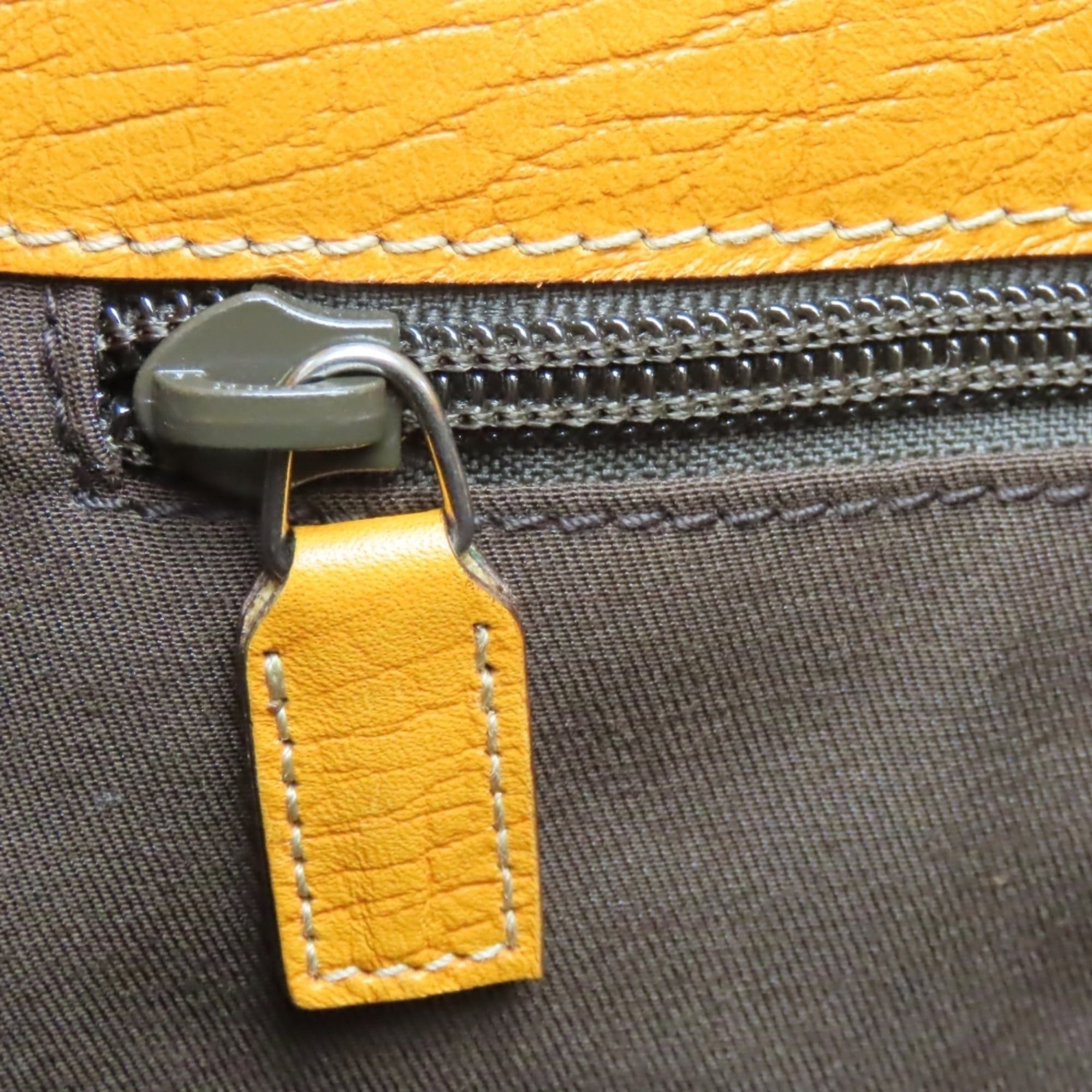 Gucci Gucci Tote Bag 114595 GG Supreme Canvas Leather Beige Orange Women's GUCCI Size ONE SIZE - 18 Thumbnail