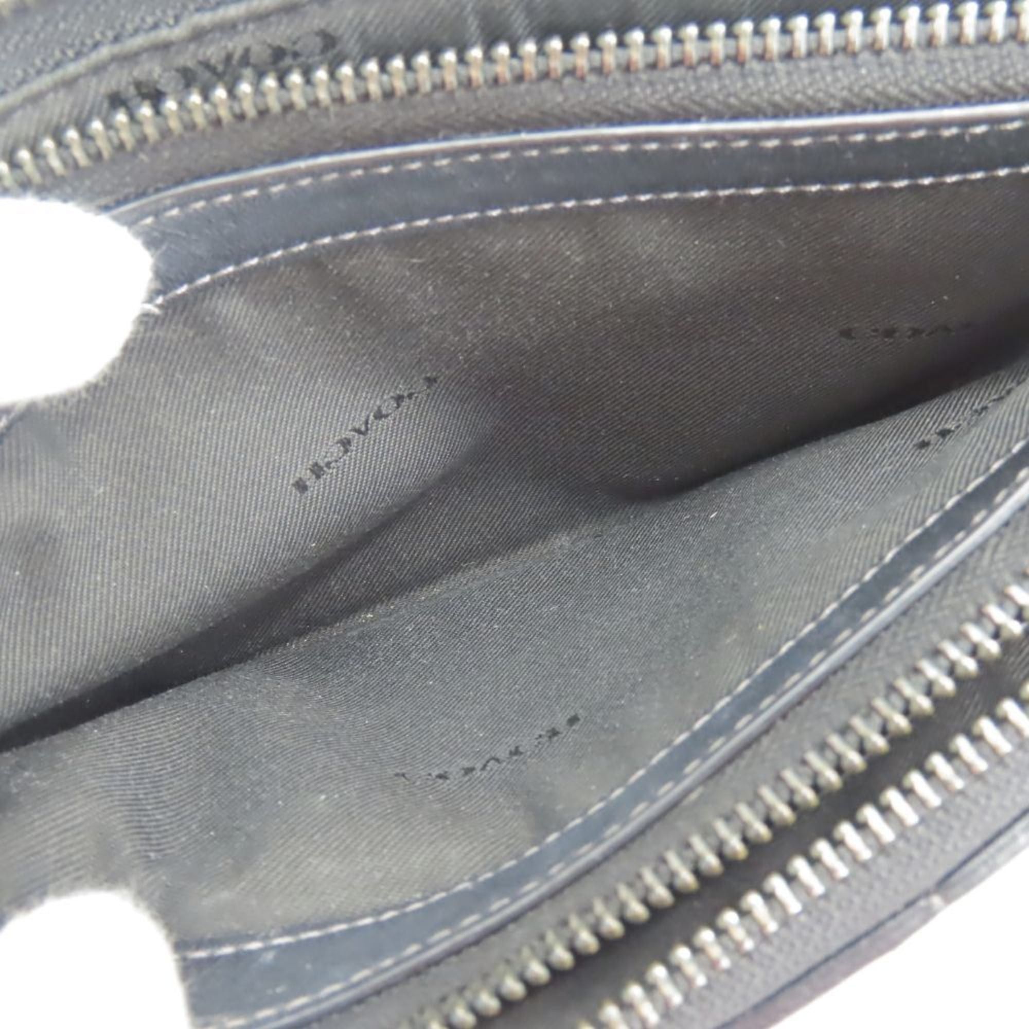 Coach Coach Shoulder Bag Pochette CM531 Leather Black 2-Way Pouch Women's COACH Size ONE SIZE - 14 Thumbnail