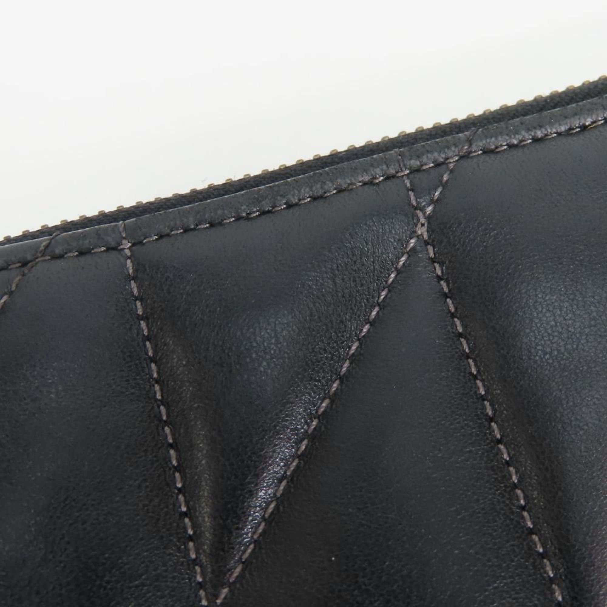 Coach Coach Shoulder Bag Pochette CM531 Leather Black 2-Way Pouch Women's COACH Size ONE SIZE - 8 Thumbnail