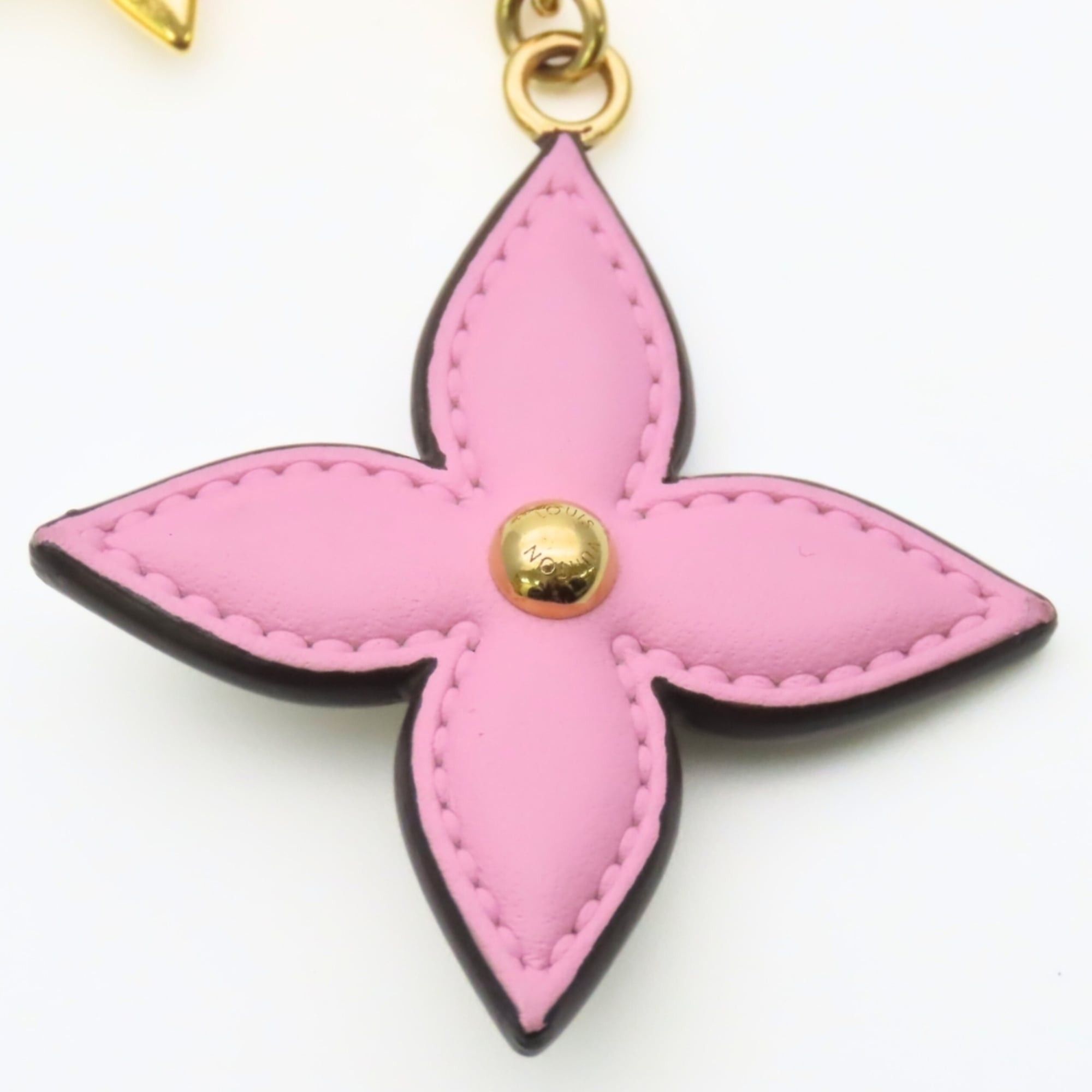 Louis Vuitton Louis Vuitton Porte-Clés Preppy Bag Charm M00363, Metal and Leather with Multicolored Gold Hardware Monogram Flower Key Ring, Women's, LOUIS VUITTON Size ONE SIZE - 7 Thumbnail