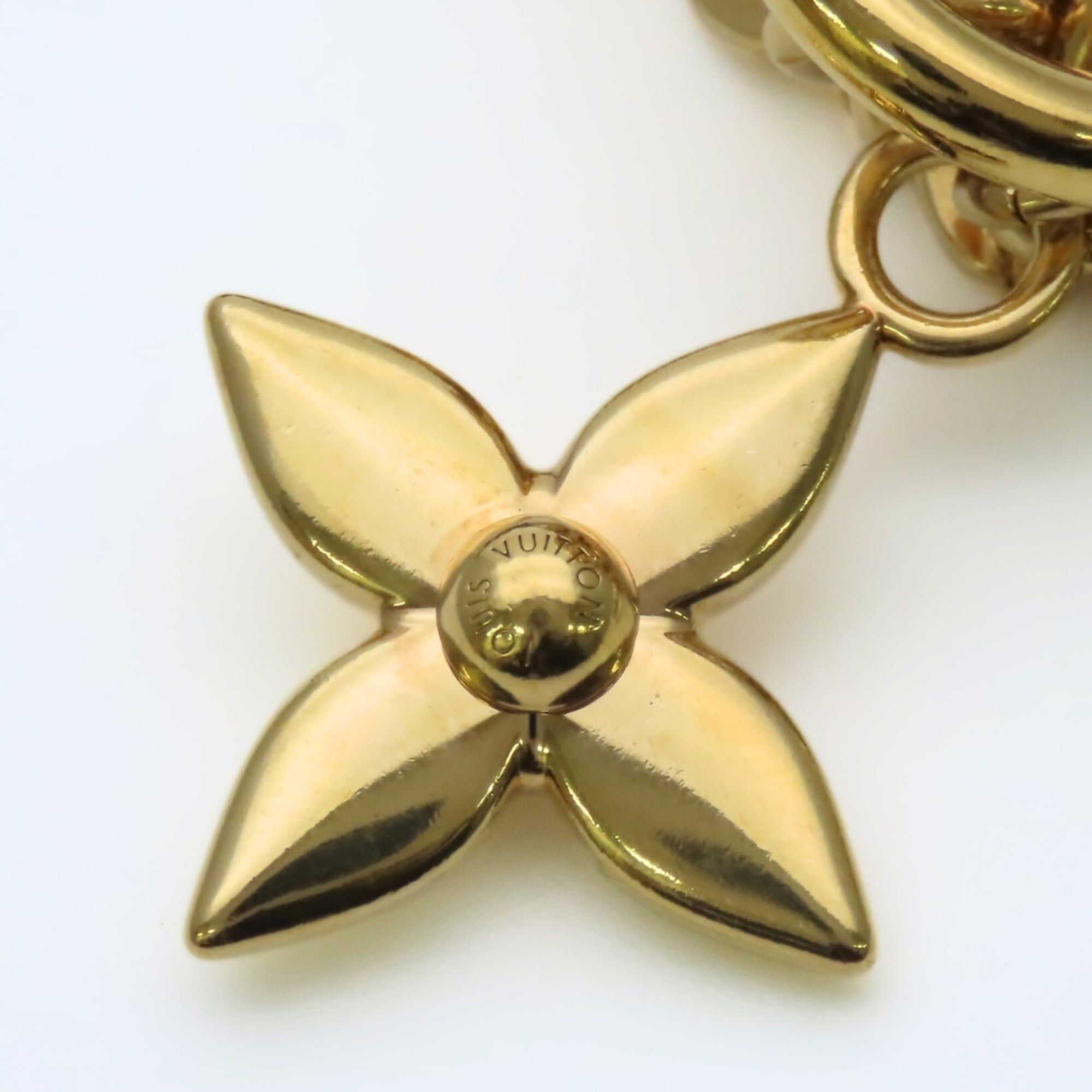 Louis Vuitton Louis Vuitton Porte-Clés Preppy Bag Charm M00363, Metal and Leather with Multicolored Gold Hardware Monogram Flower Key Ring, Women's, LOUIS VUITTON Size ONE SIZE - 10 Thumbnail