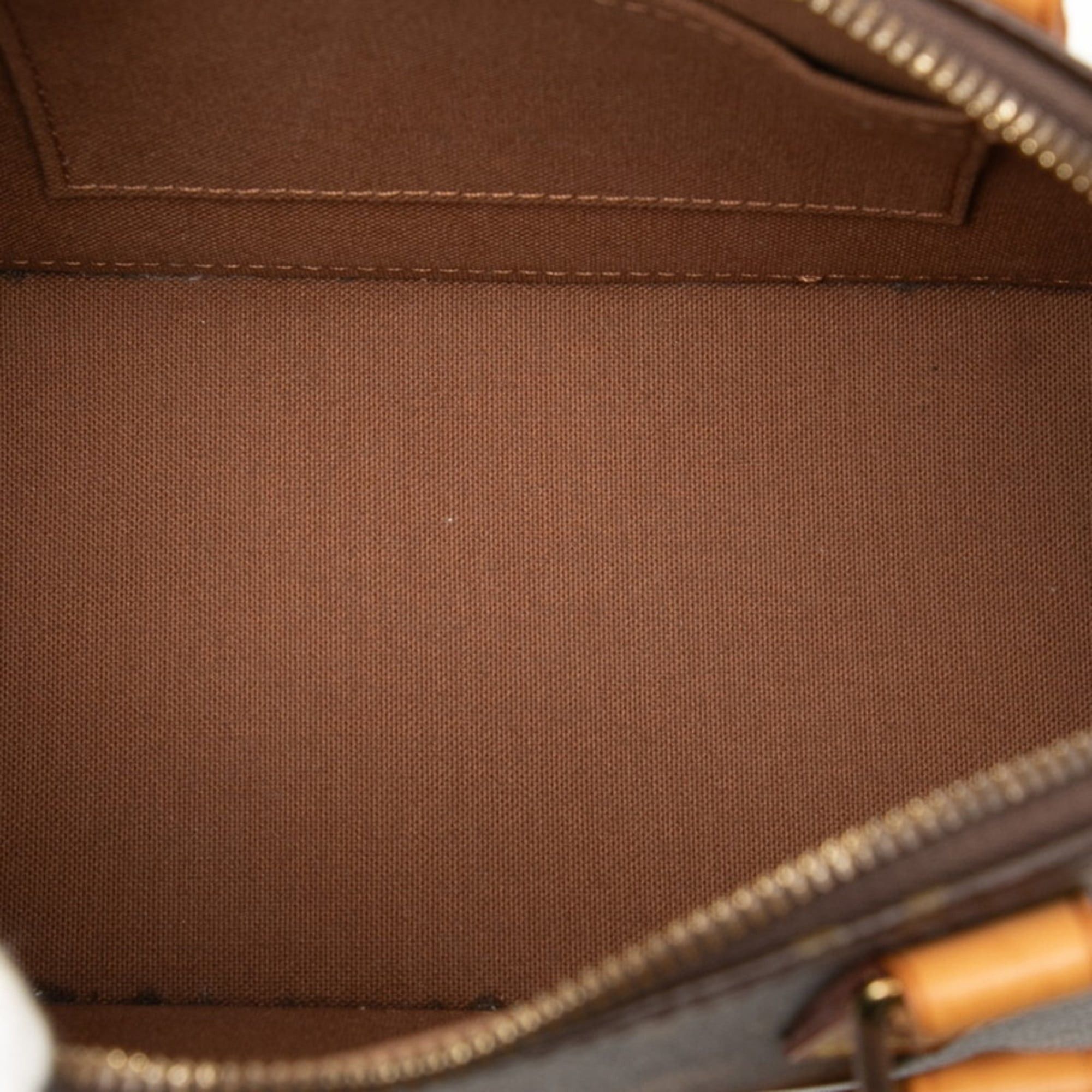 Louis Vuitton Louis Vuitton Monogram Alma BB Shoulder Bag/Handbag 2-Way M46990 Brown Leather Women's LOUIS VUITTON Size ONE SIZE - 4 Thumbnail