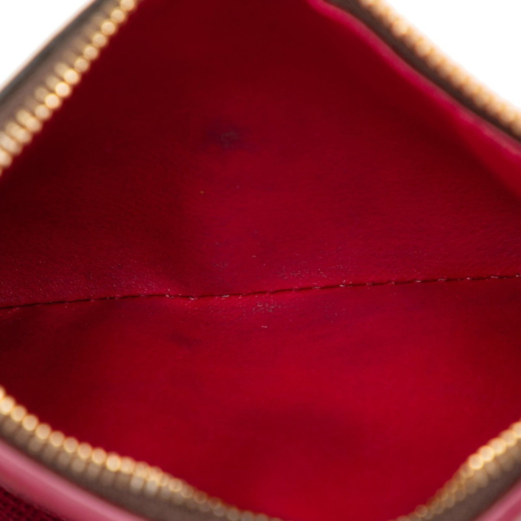 Louis Vuitton Louis Vuitton Monogram Portefeuille Victorine Tri-fold Wallet M41938 Brown Fuchsia Leather Women's LOUIS VUITTON Size ONE SIZE - 6 Thumbnail