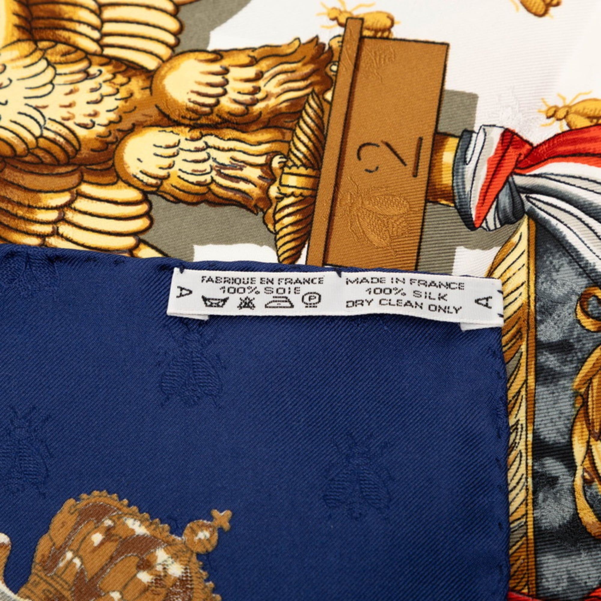 Hermes Hermes Hermès Carré 90 NAPOLEON scarf/muffler in multicolored silk for women. Size ONE SIZE - 8 Thumbnail