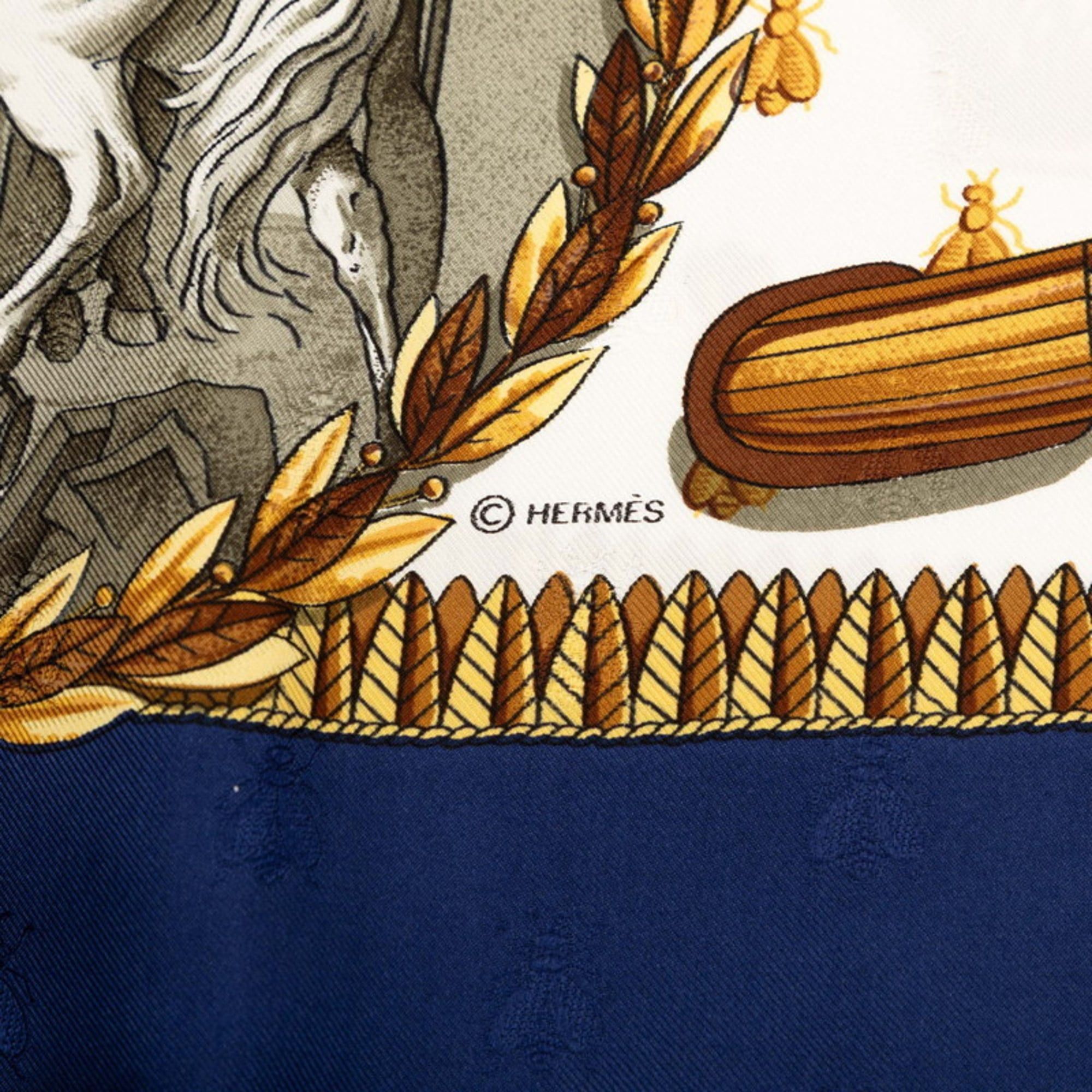 Hermes Hermes Hermès Carré 90 NAPOLEON scarf/muffler in multicolored silk for women. Size ONE SIZE - 7 Thumbnail
